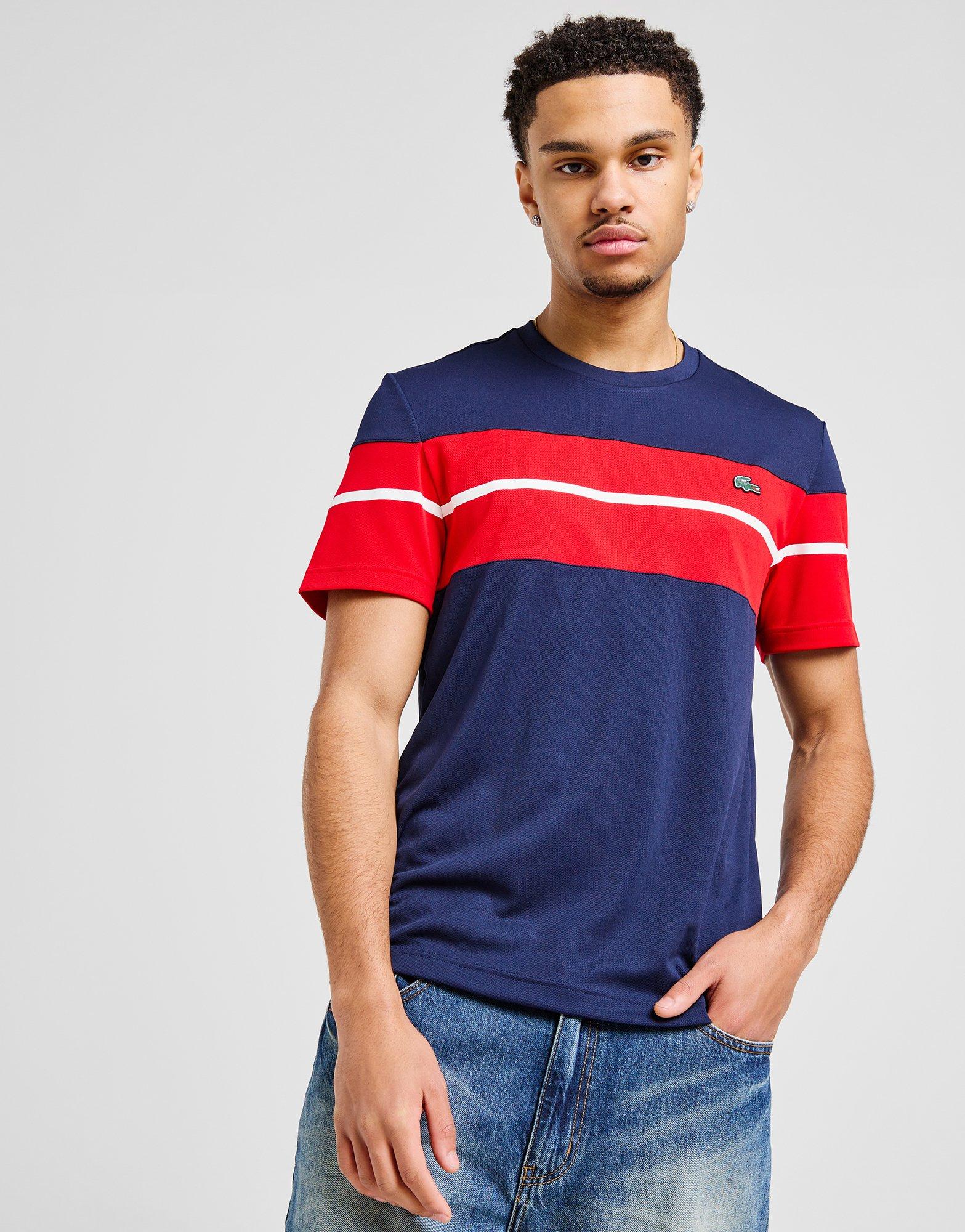 Lacoste Colour Block Poly T-Shirt Lacoste Colour Block Poly T-Shirt