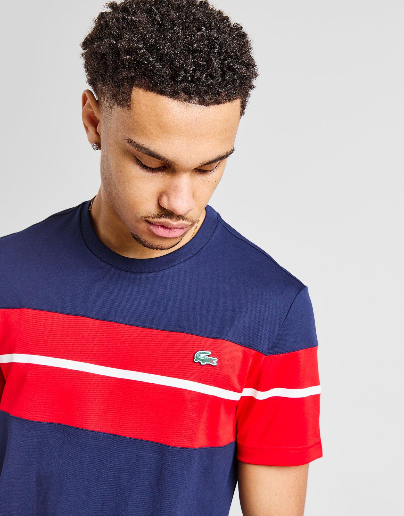 Lacoste Colour Block Poly T-Shirt Lacoste Colour Block Poly T-Shirt