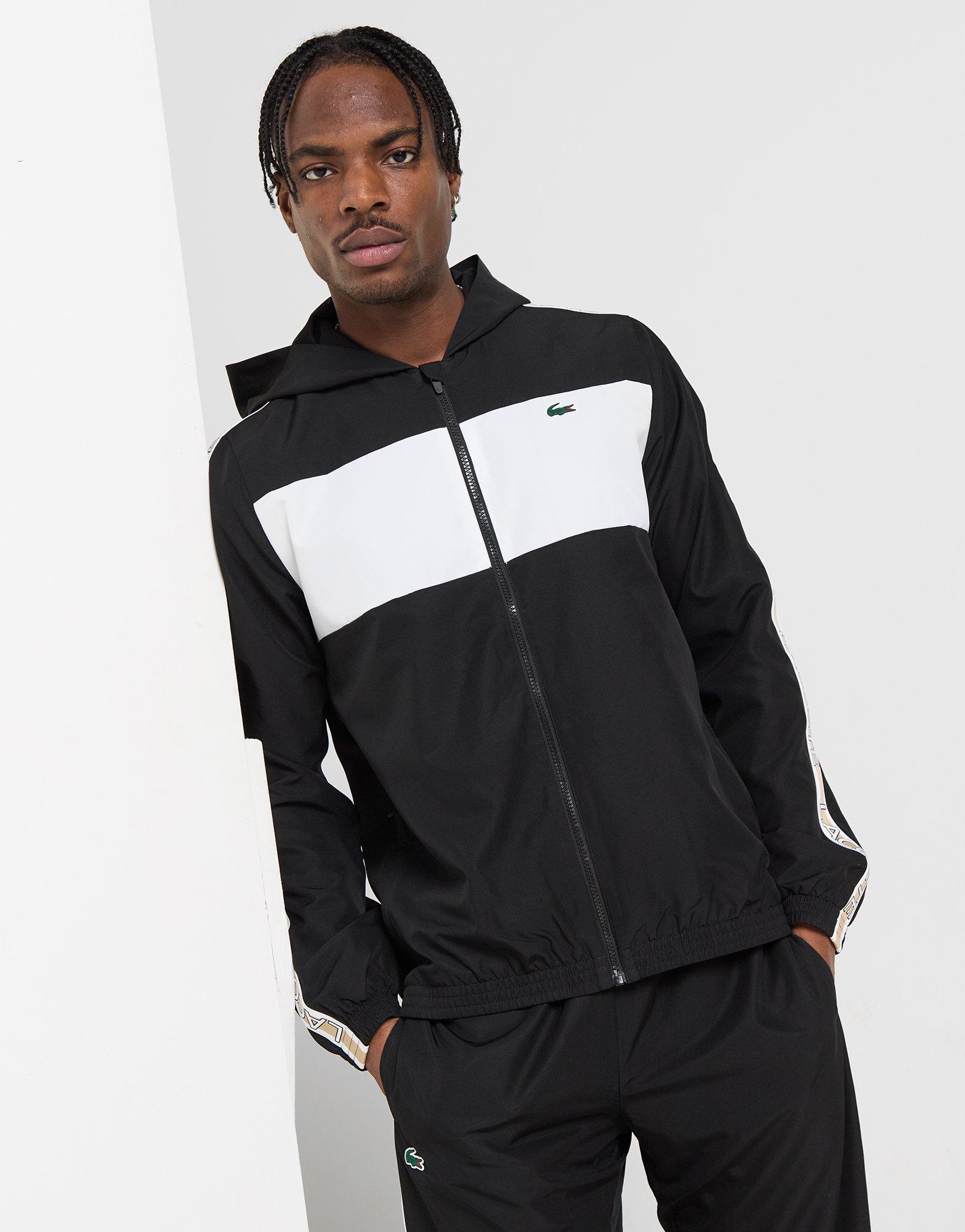 Lacoste Colour Block Taffeta Full Zip Hoodie