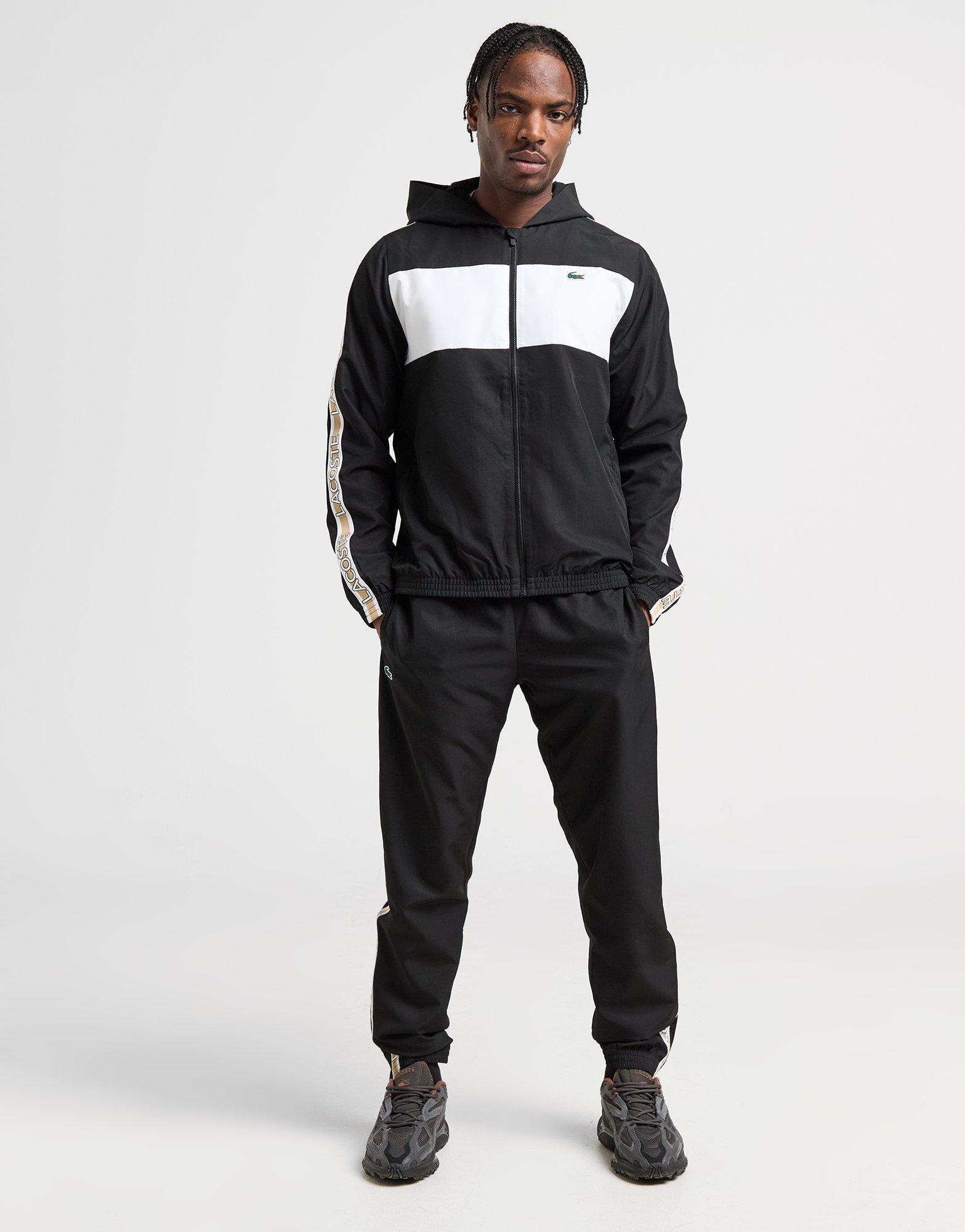 Lacoste Colour Block Taffeta Full Zip Hoodie