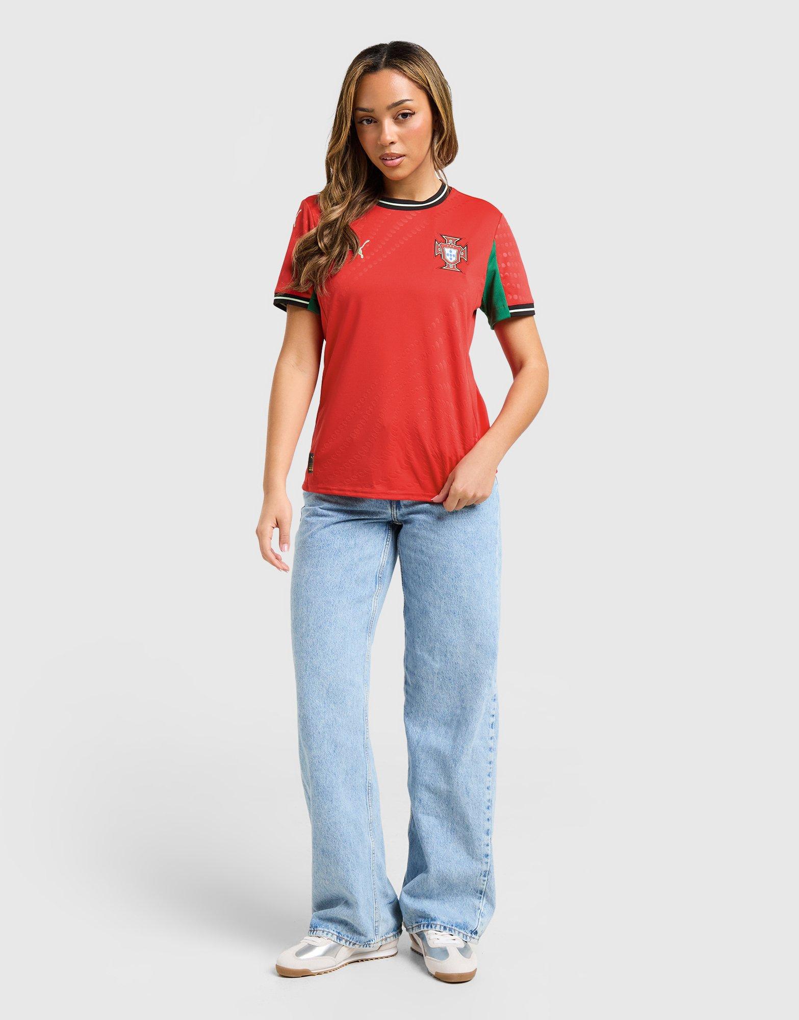 PUMA Portugal 2025 Heim Shirt Damen PUMA Portugal 2025 Heim Shirt Damen