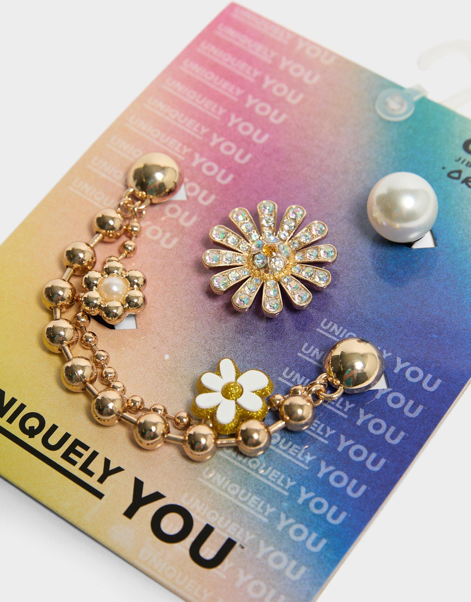 Crocs 5er-Pack Pretty In Gold Jibbitz-Anhänger