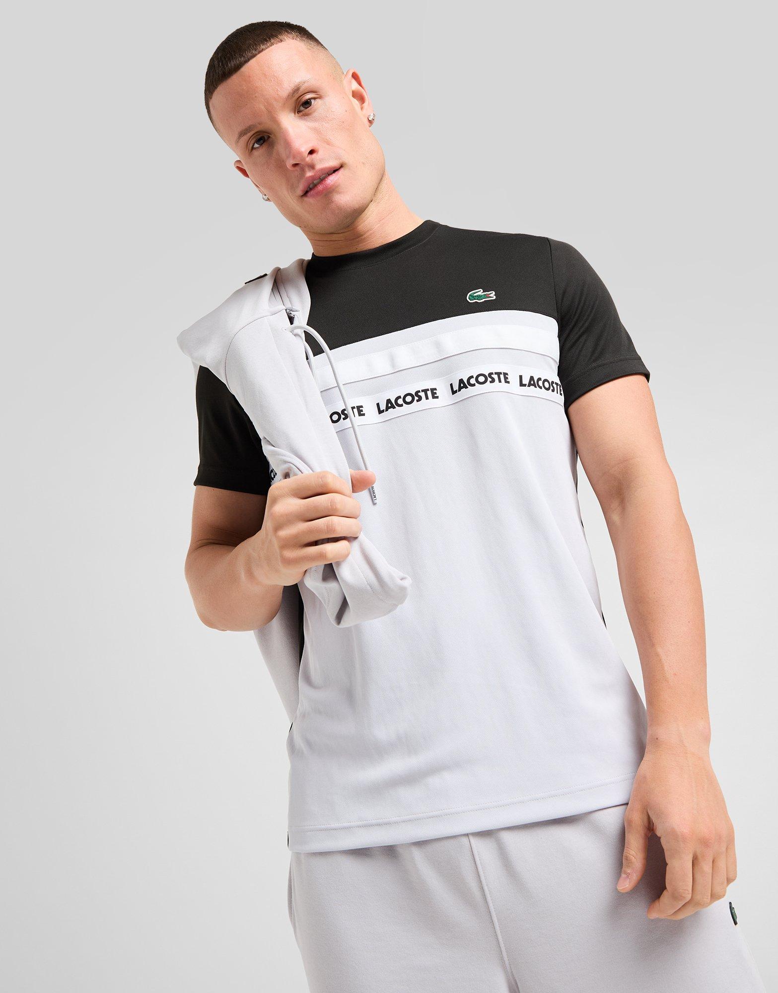 Lacoste Colour Block Tape T-Shirt Lacoste Colour Block Tape T-Shirt