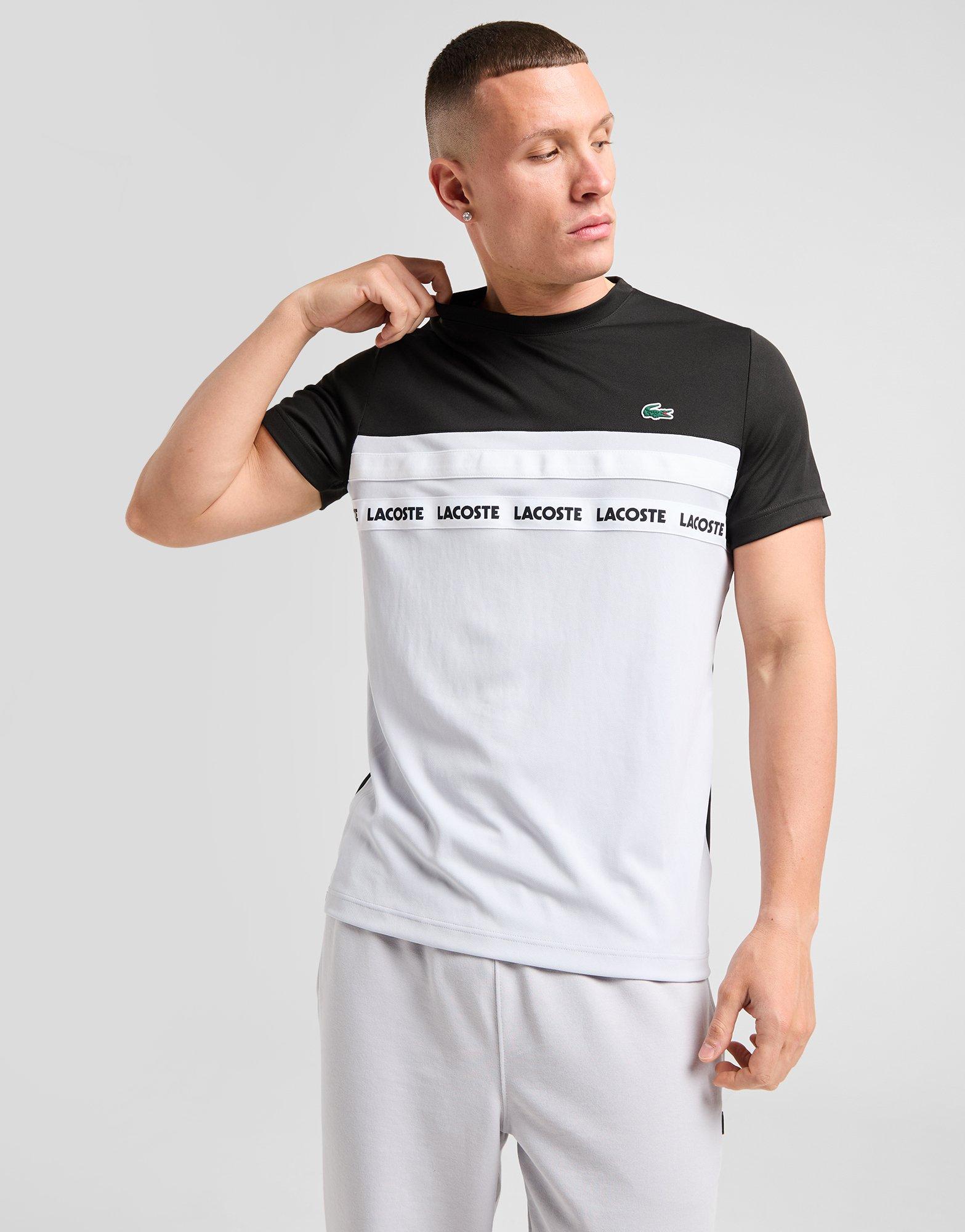 Lacoste Colour Block Tape T-Shirt Lacoste Colour Block Tape T-Shirt
