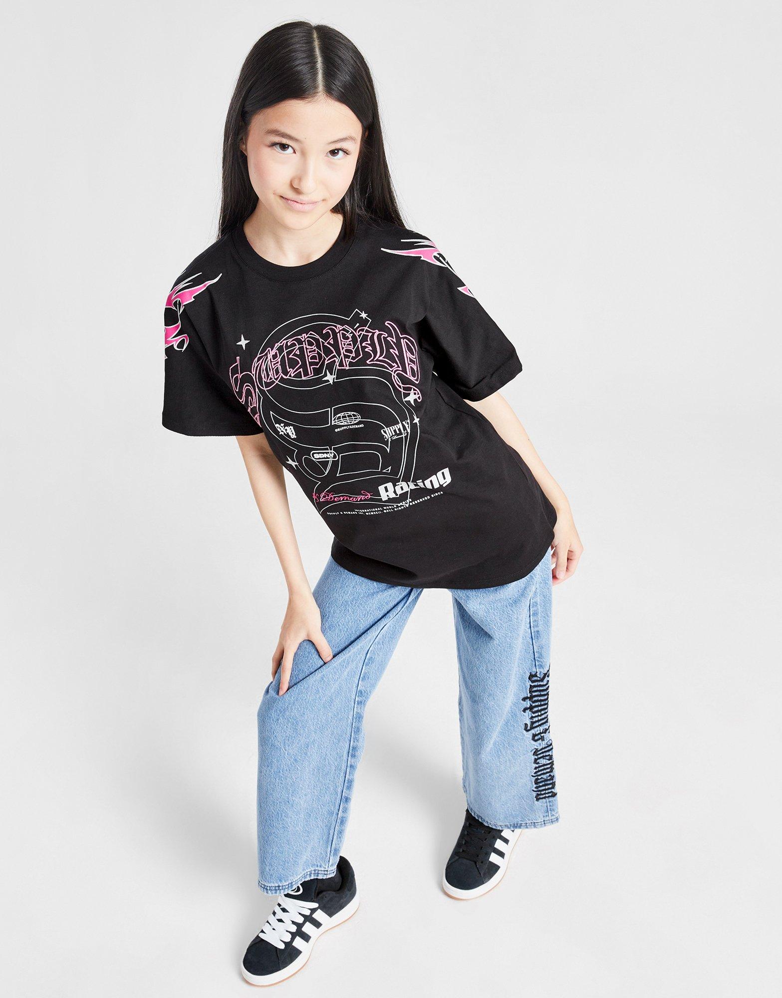 Supply & Demand Girls\' Racing T-Shirt Junior