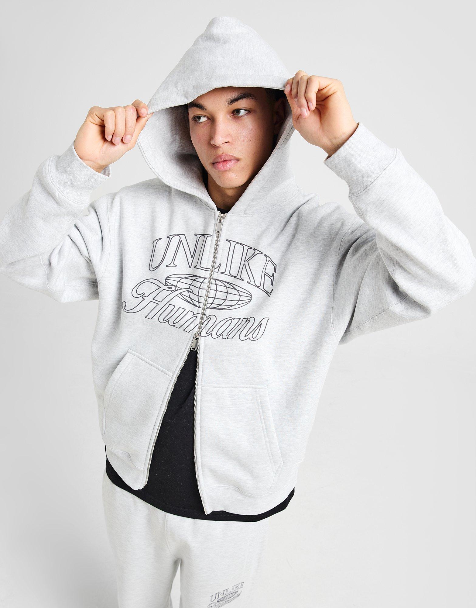Unlike Humans International Zip Through Hoodie