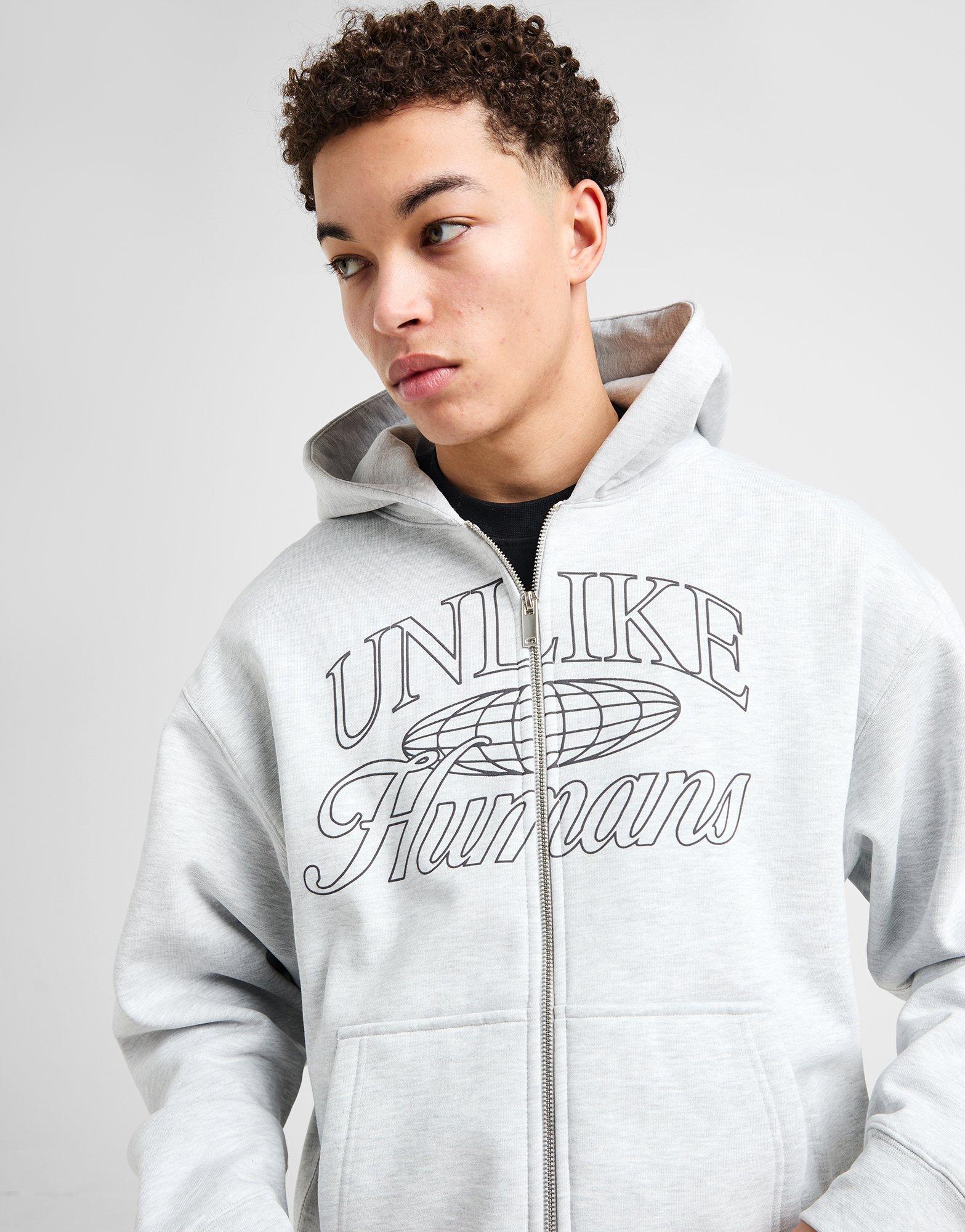 Unlike Humans International Zip Through Hoodie