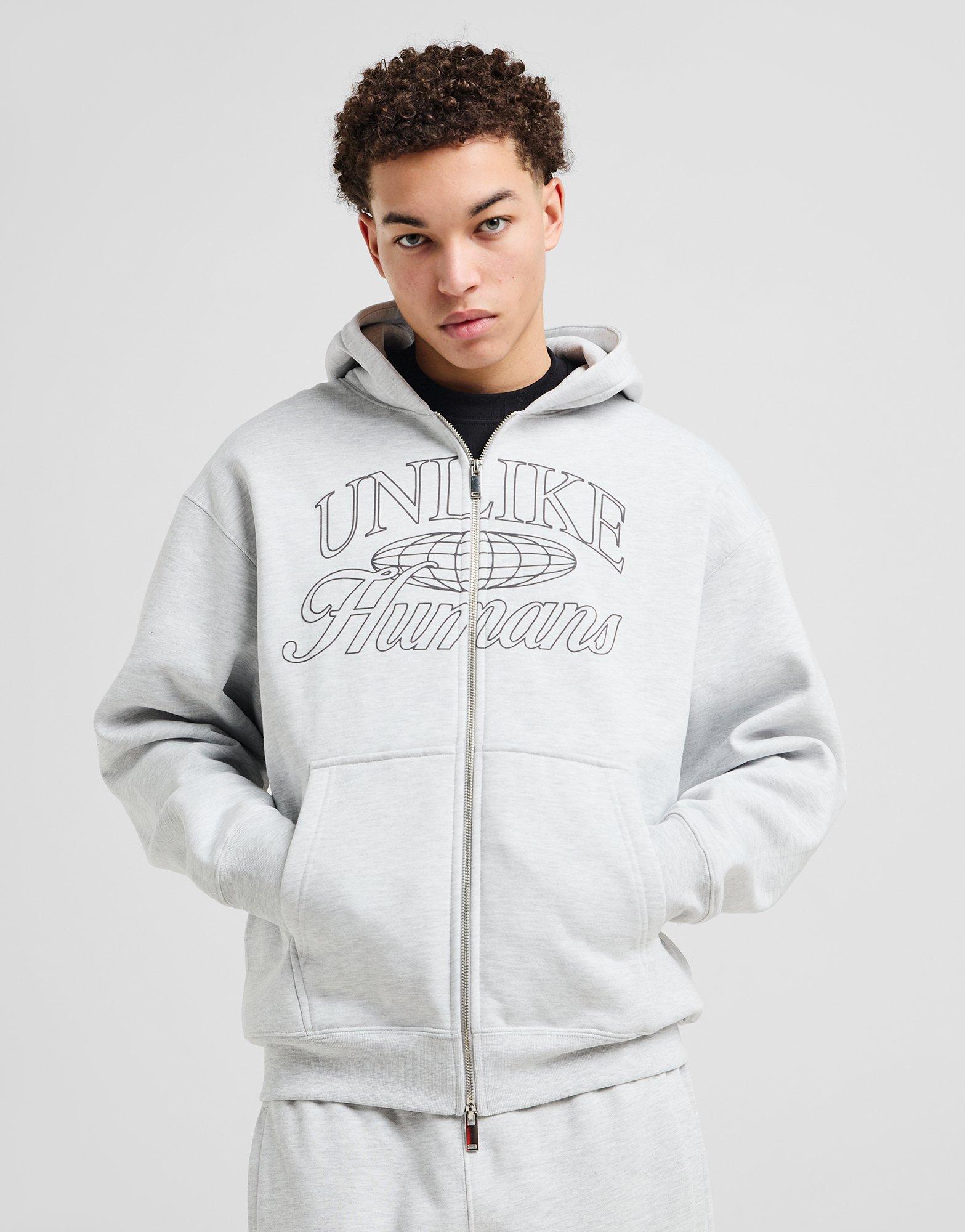 Unlike Humans International Zip Through Hoodie