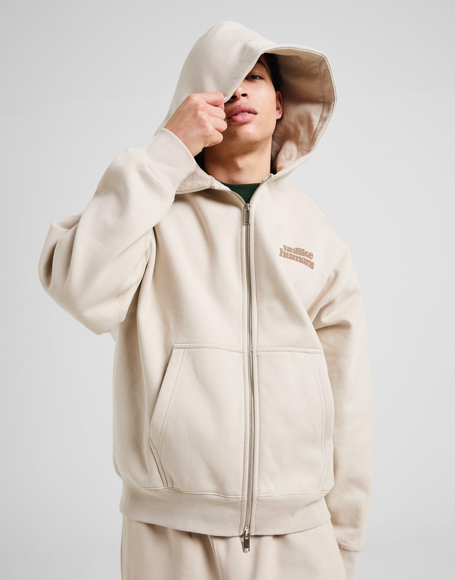 Unlike Humans Bubble Zip Through Hoodie