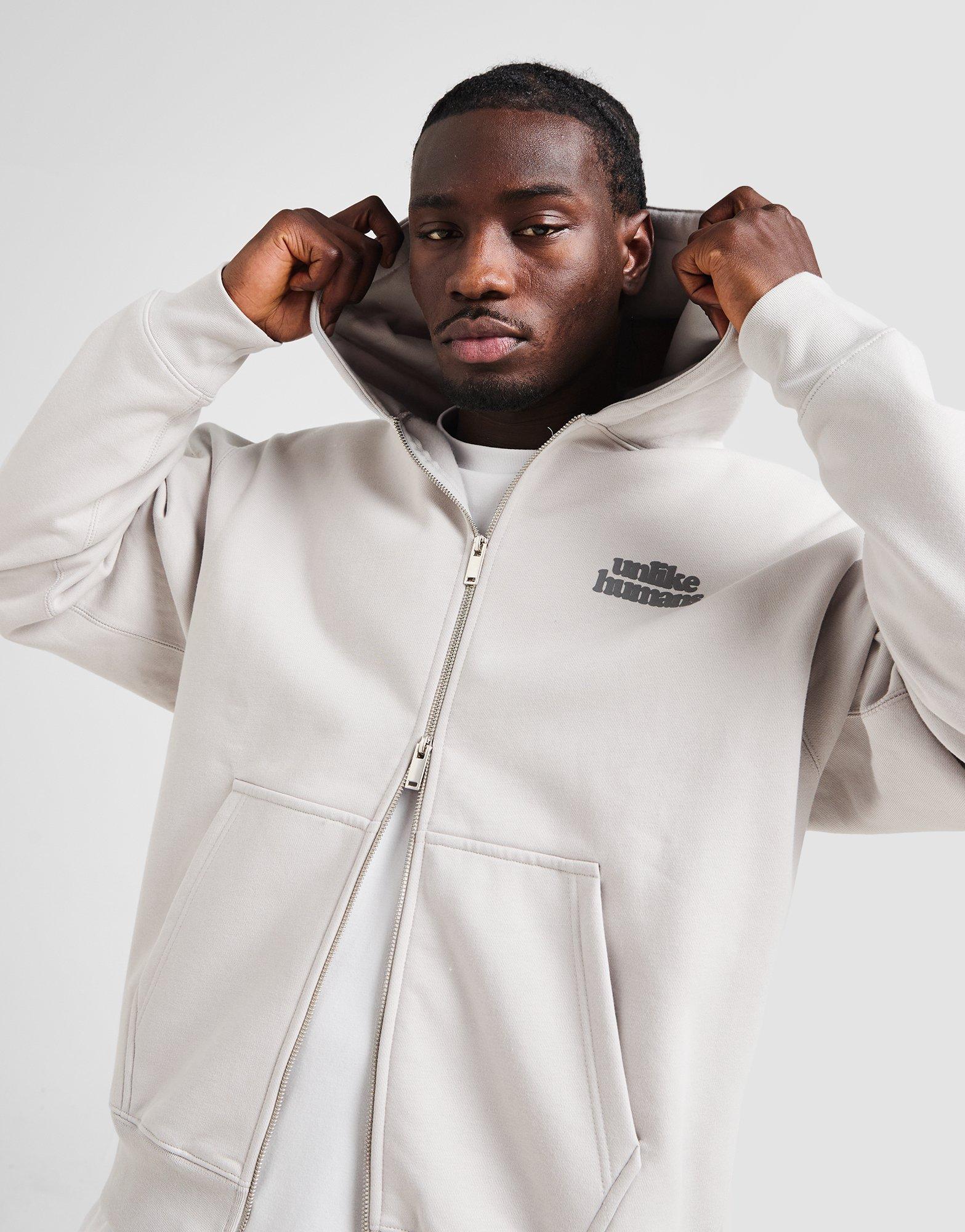 Unlike Humans Bubble Zip Through Hoodie