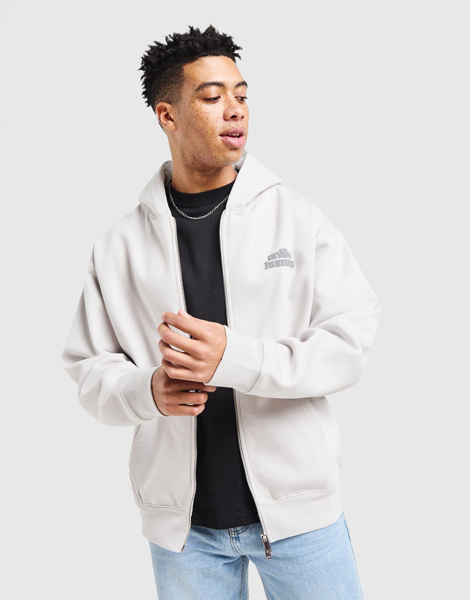 Unlike Humans Bubble Zip Through Hoodie