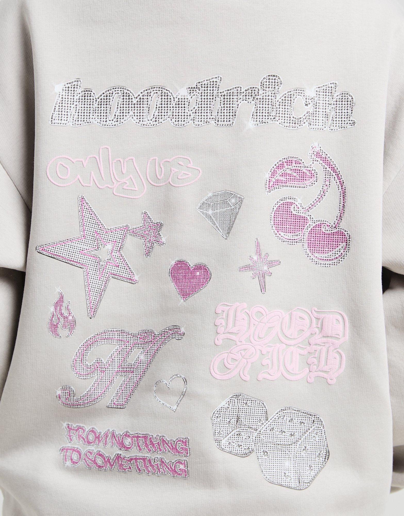 Hoodrich Jewel Overhead Boyfriend Hoodie Damen Hoodrich Jewel Overhead Boyfriend Hoodie Damen