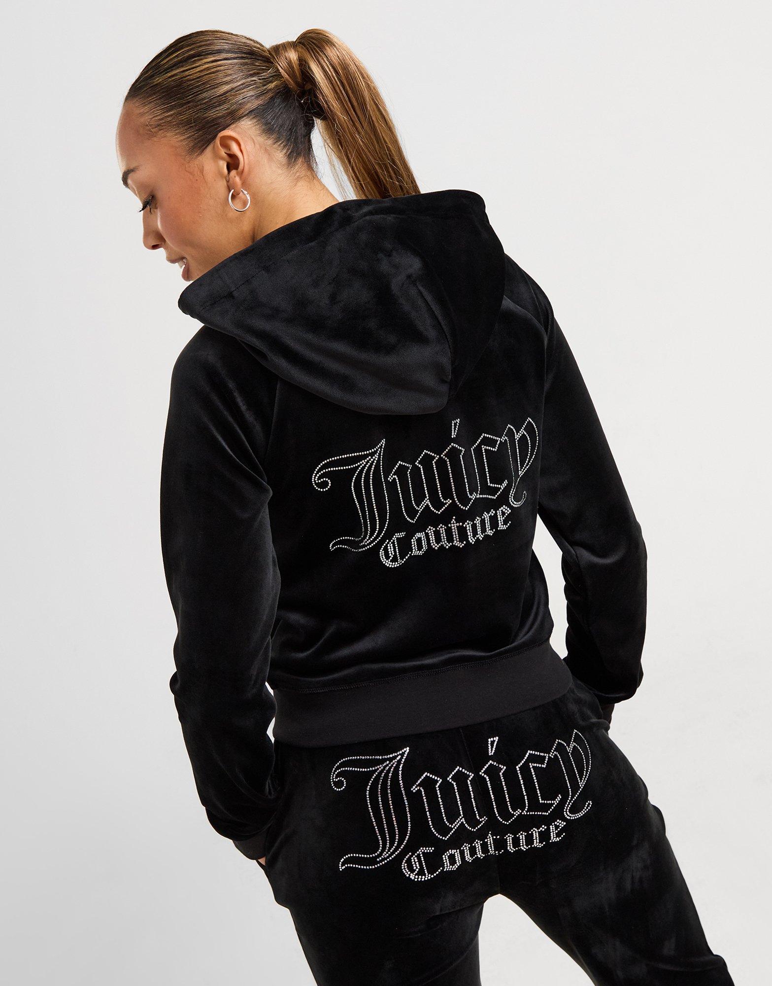JUICY COUTURE Diamante JC Logo Hoodie
