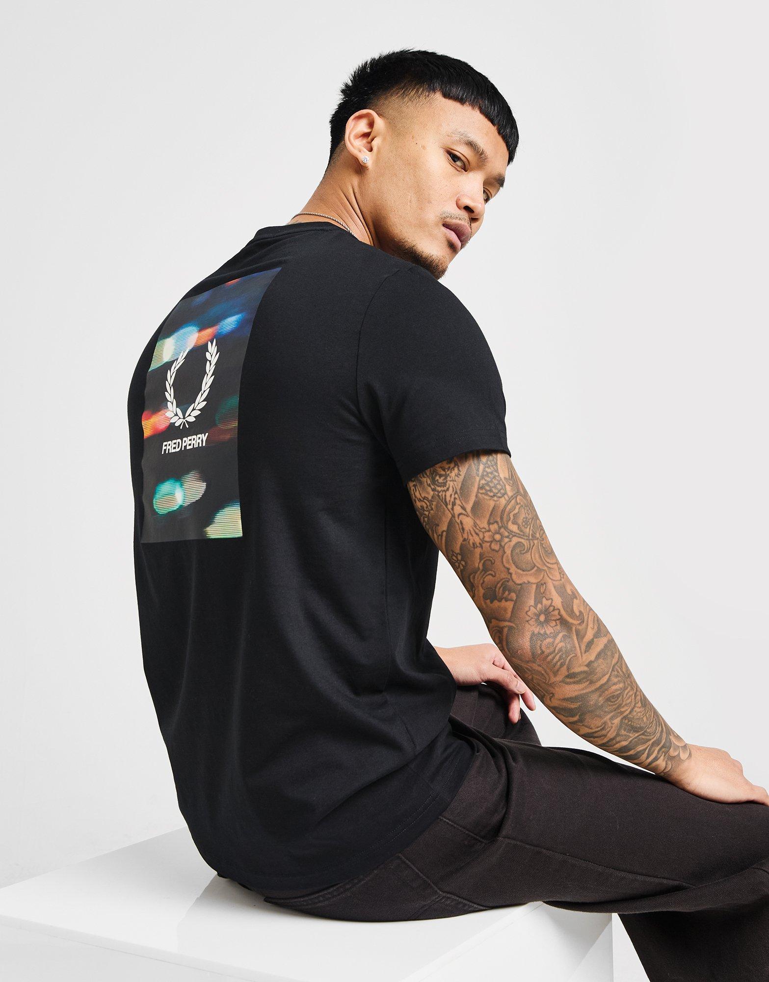 Fred Perry Back Blur Graphic T-Shirt