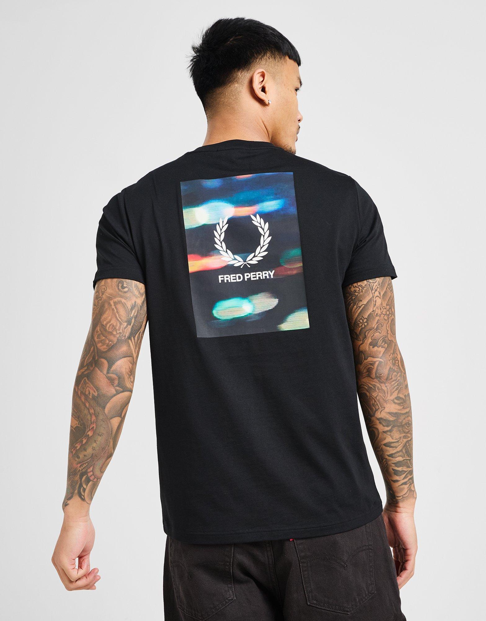 Fred Perry Back Blur Graphic T-Shirt