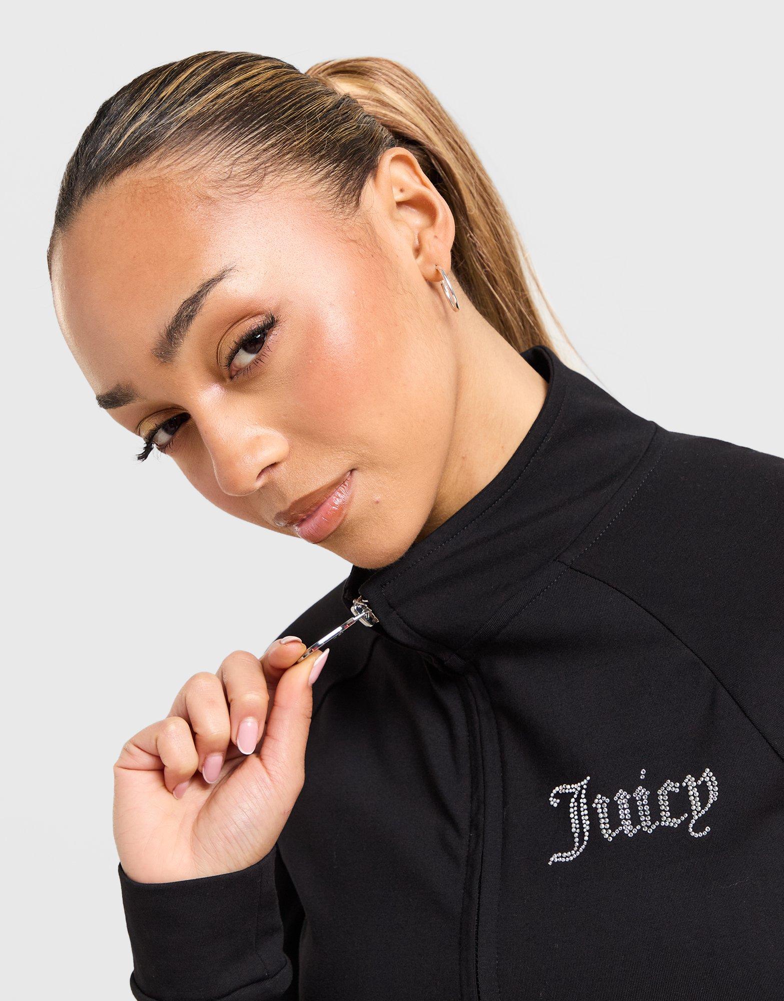JUICY COUTURE Diamante Fit Full Zip Top