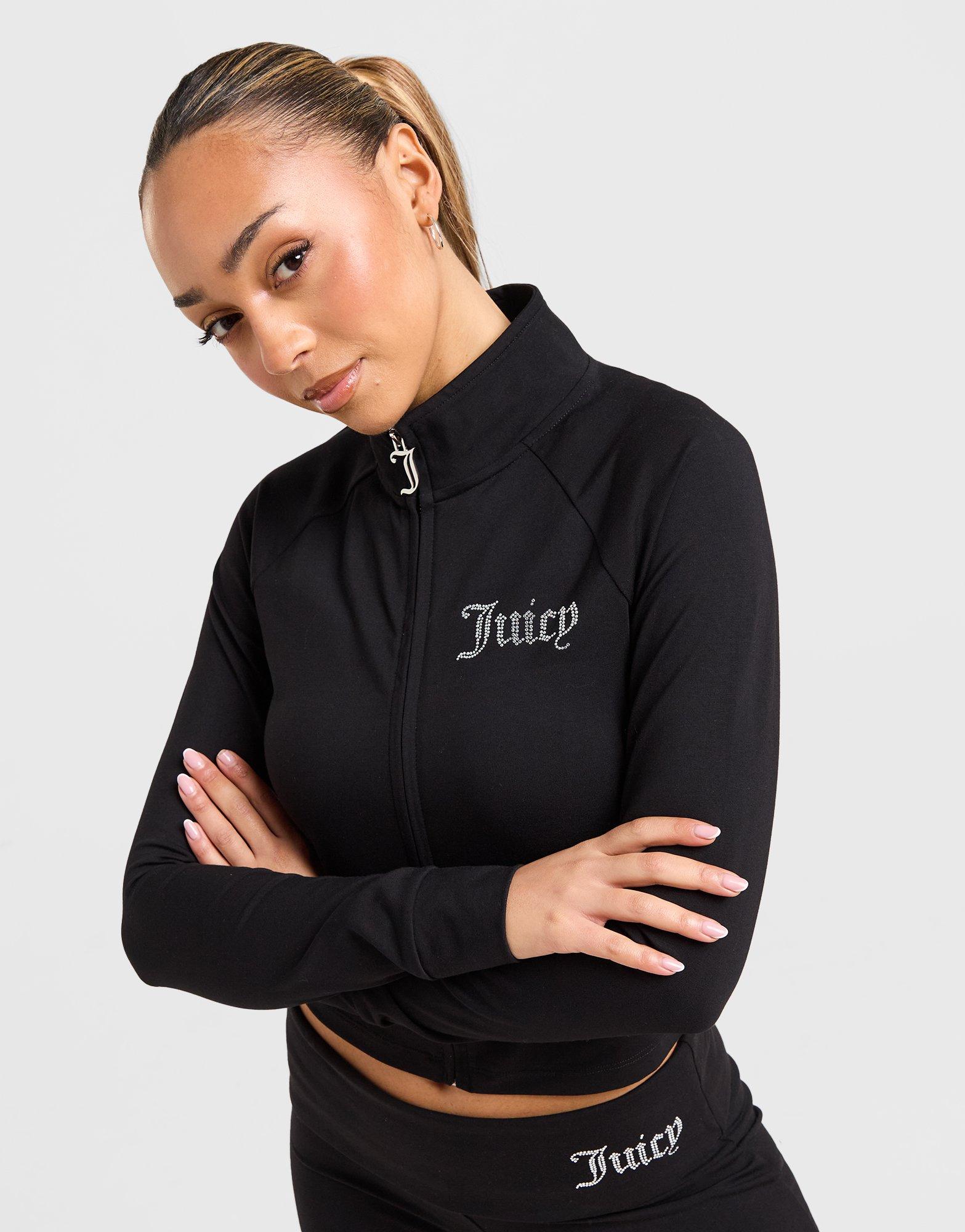 JUICY COUTURE Diamante Fit Full Zip Top