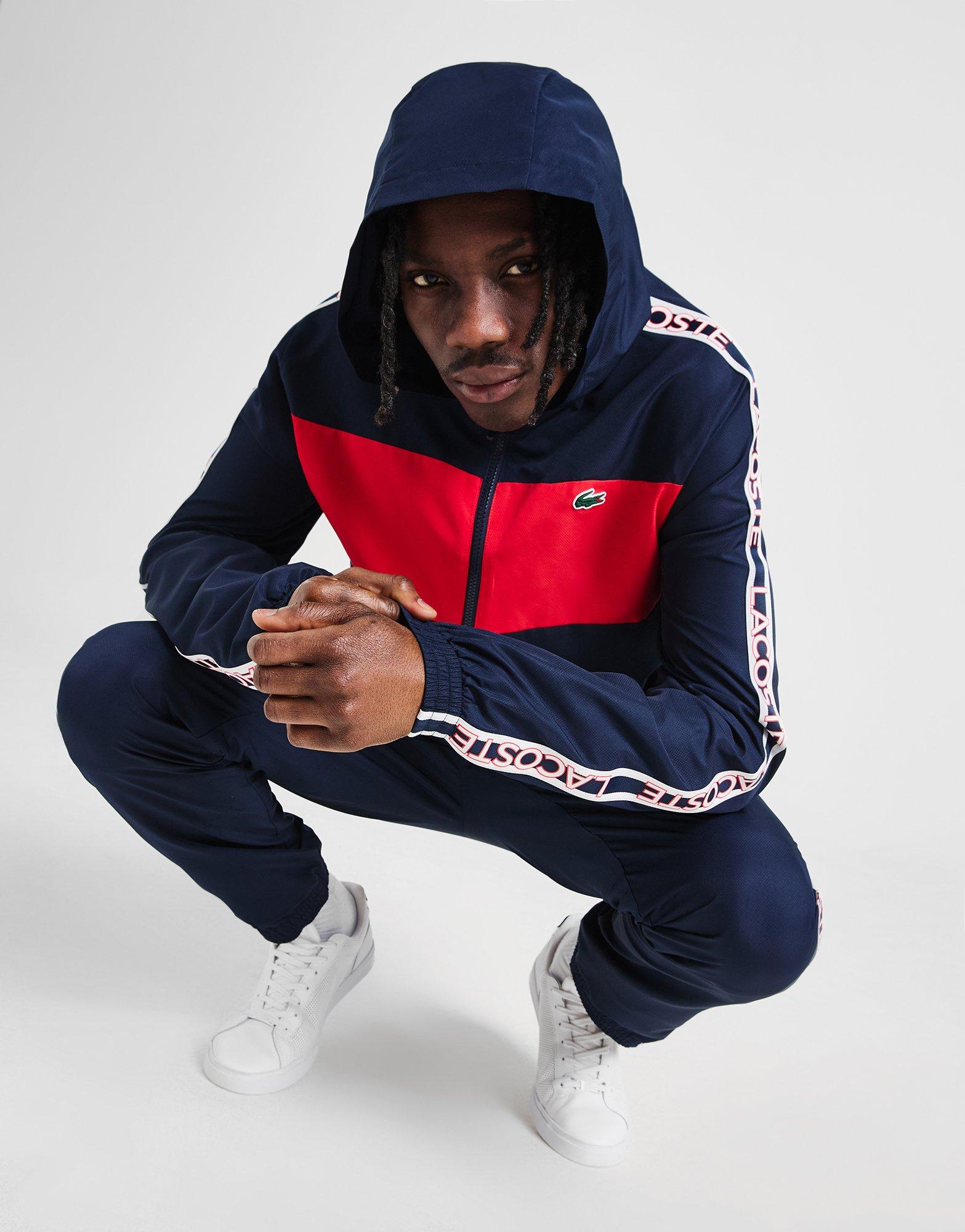 Lacoste Panel Woven Hoodie