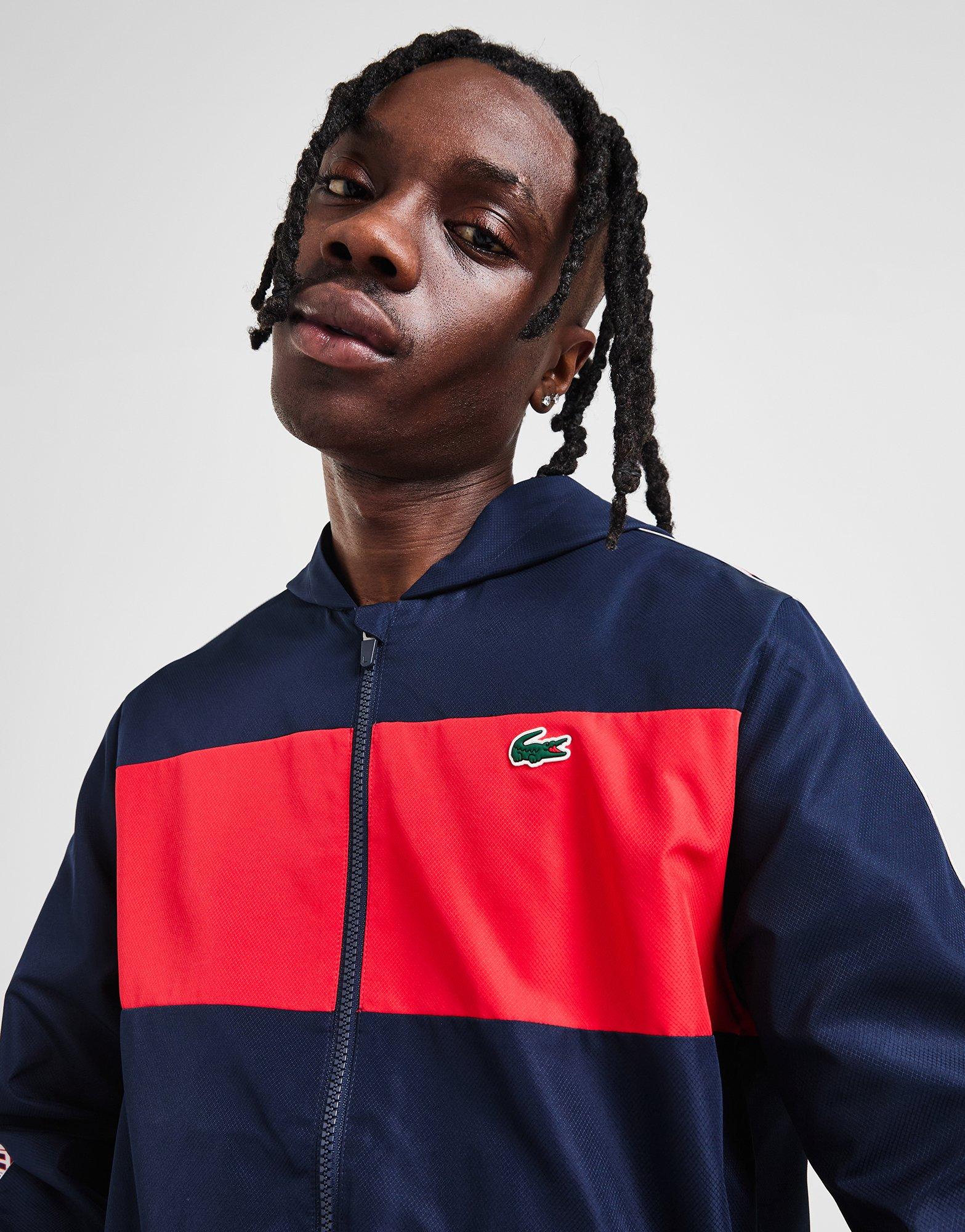 Lacoste Panel Woven Hoodie