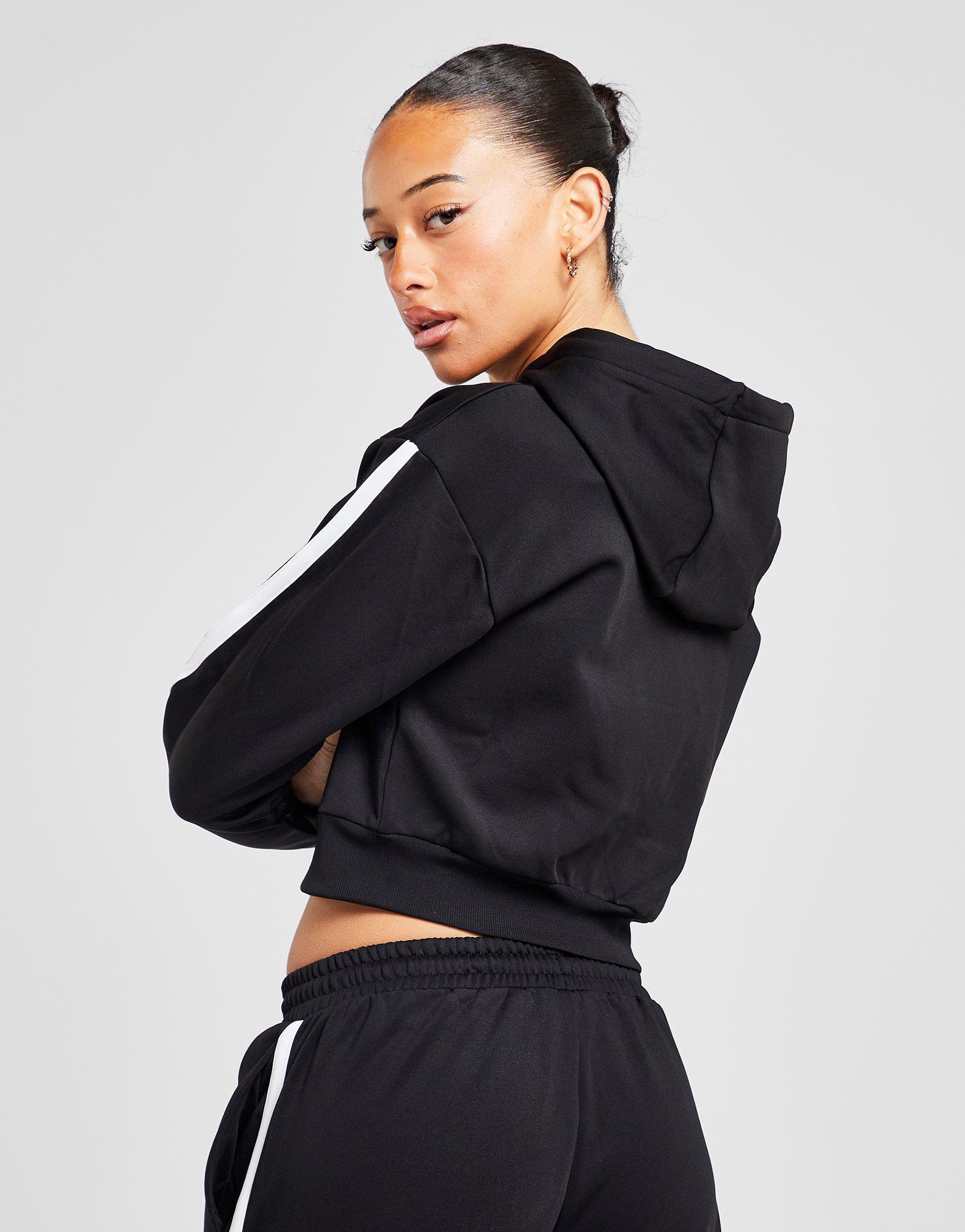 McKenzie Poly Crop Full Zip Hoodie