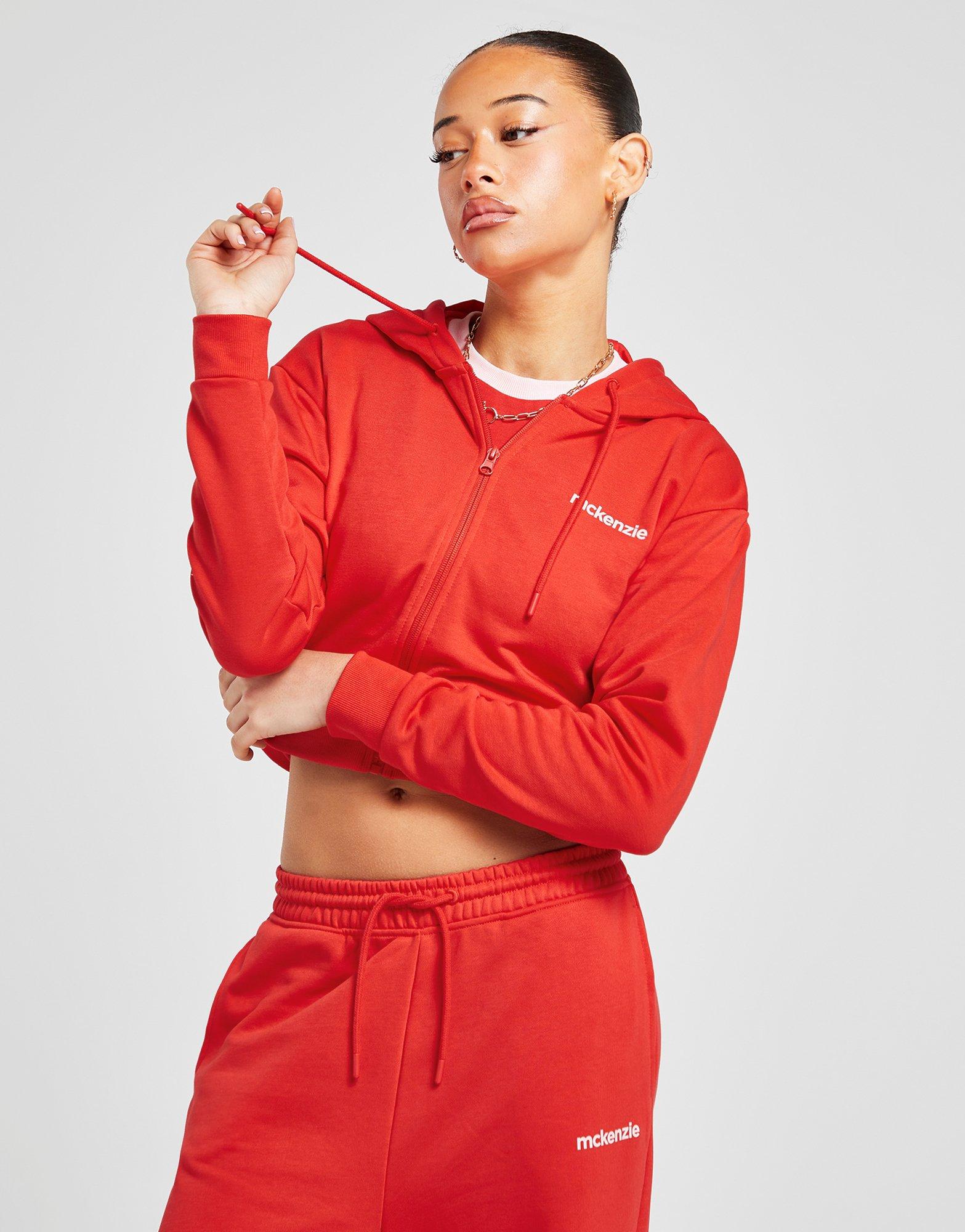 McKenzie French Terry Crop Full Zip Hoodie McKenzie French Terry Crop Full Zip Hoodie