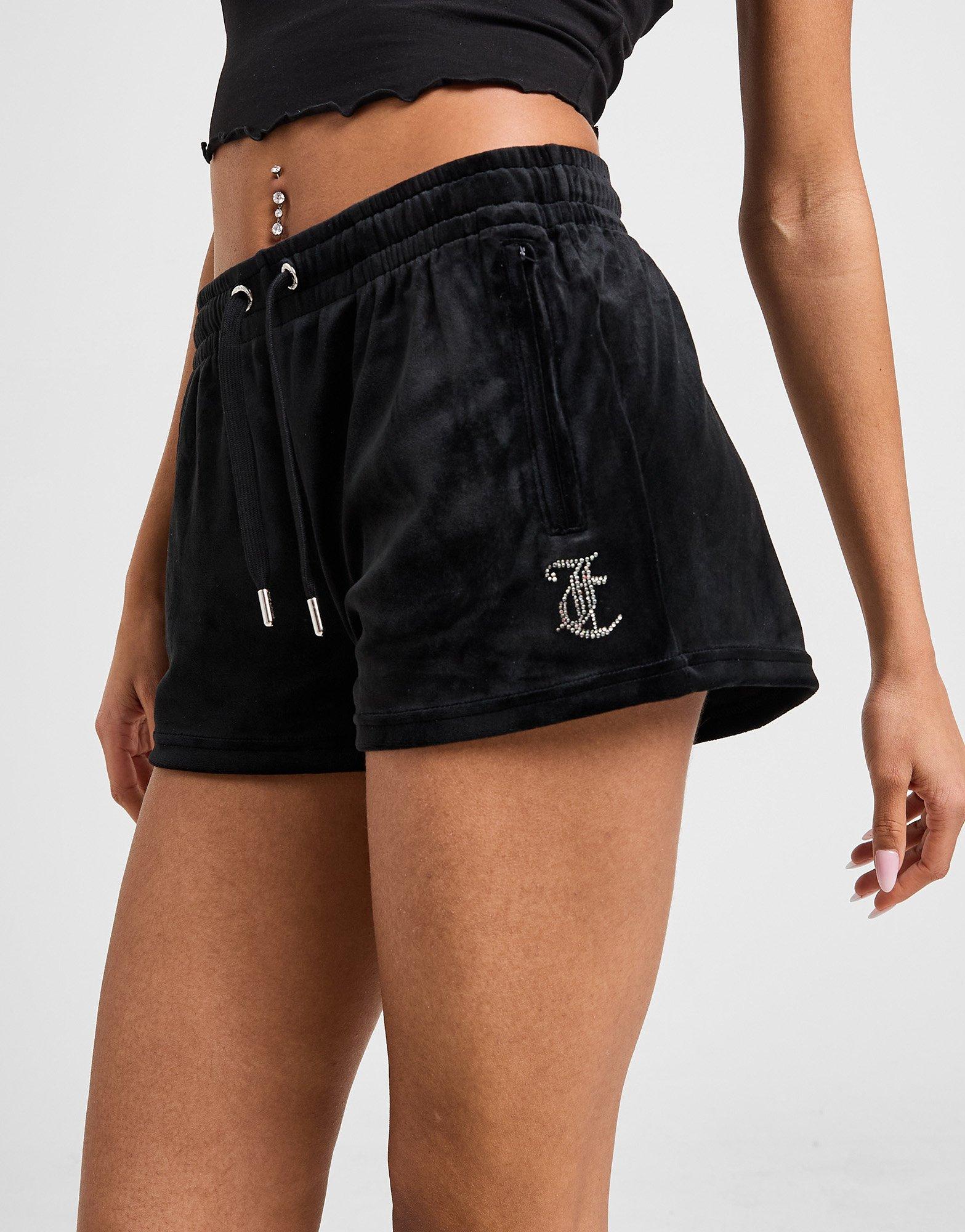 JUICY COUTURE Diamante JC Logo Shorts