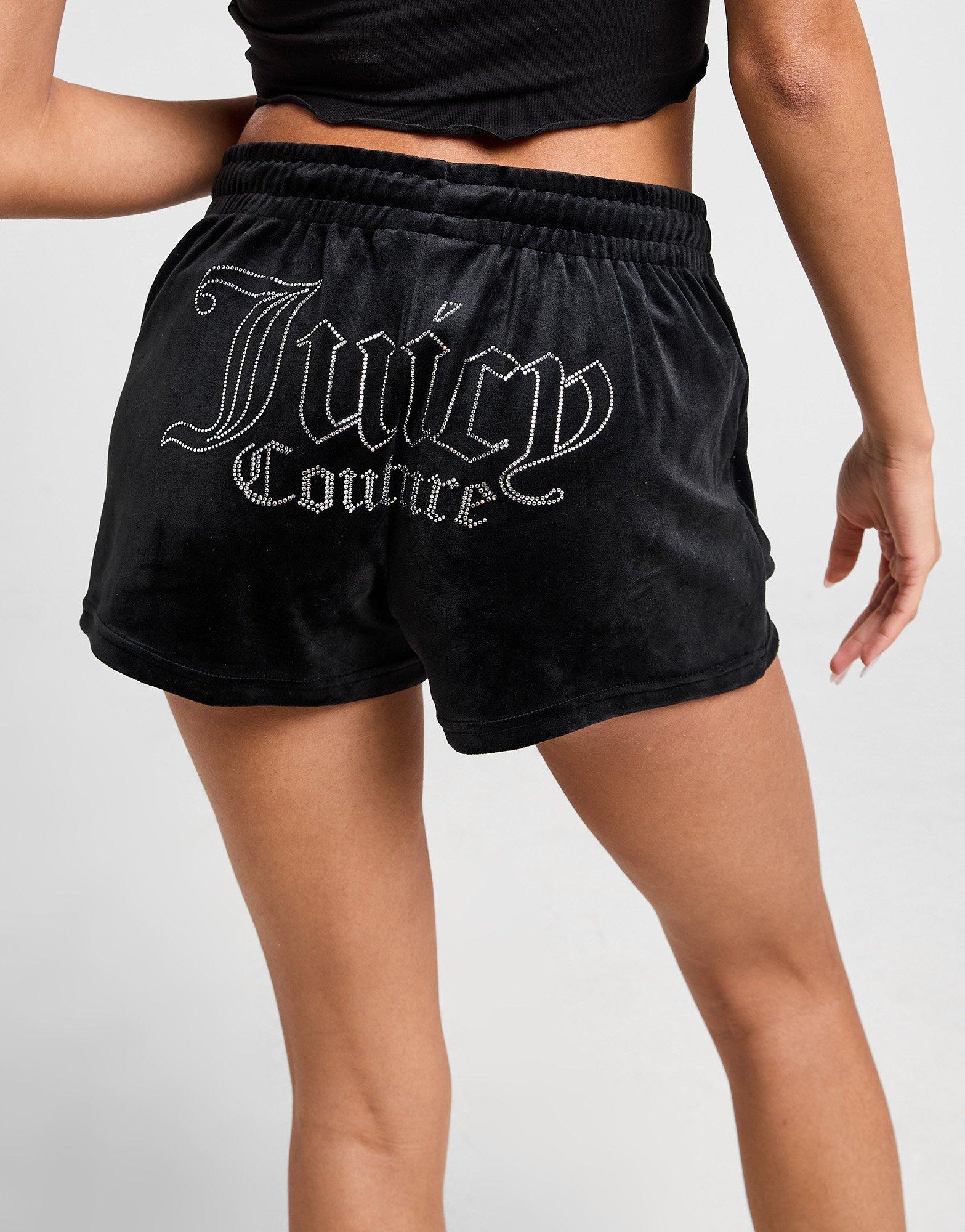 JUICY COUTURE Diamante JC Logo Shorts