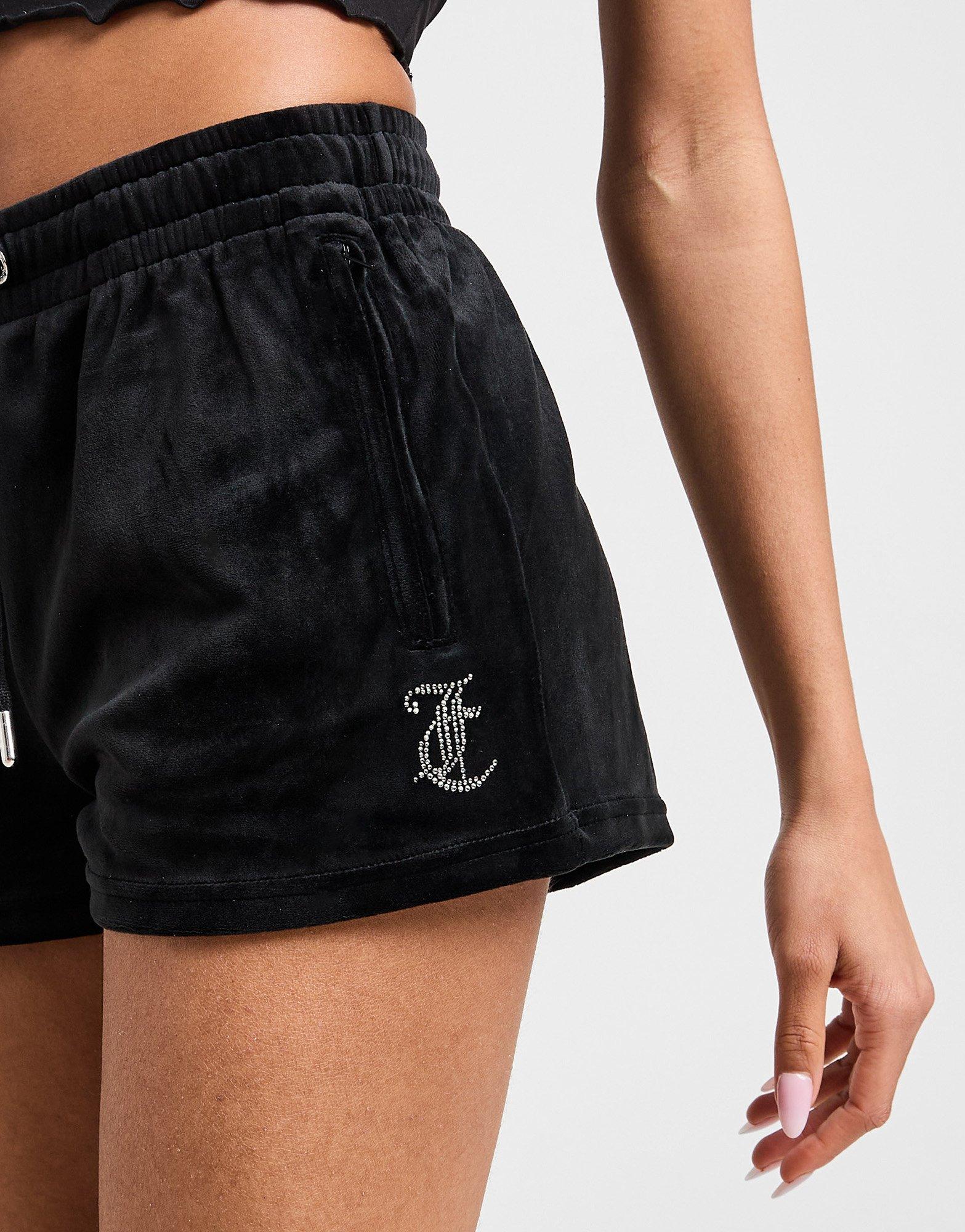 JUICY COUTURE Diamante JC Logo Shorts