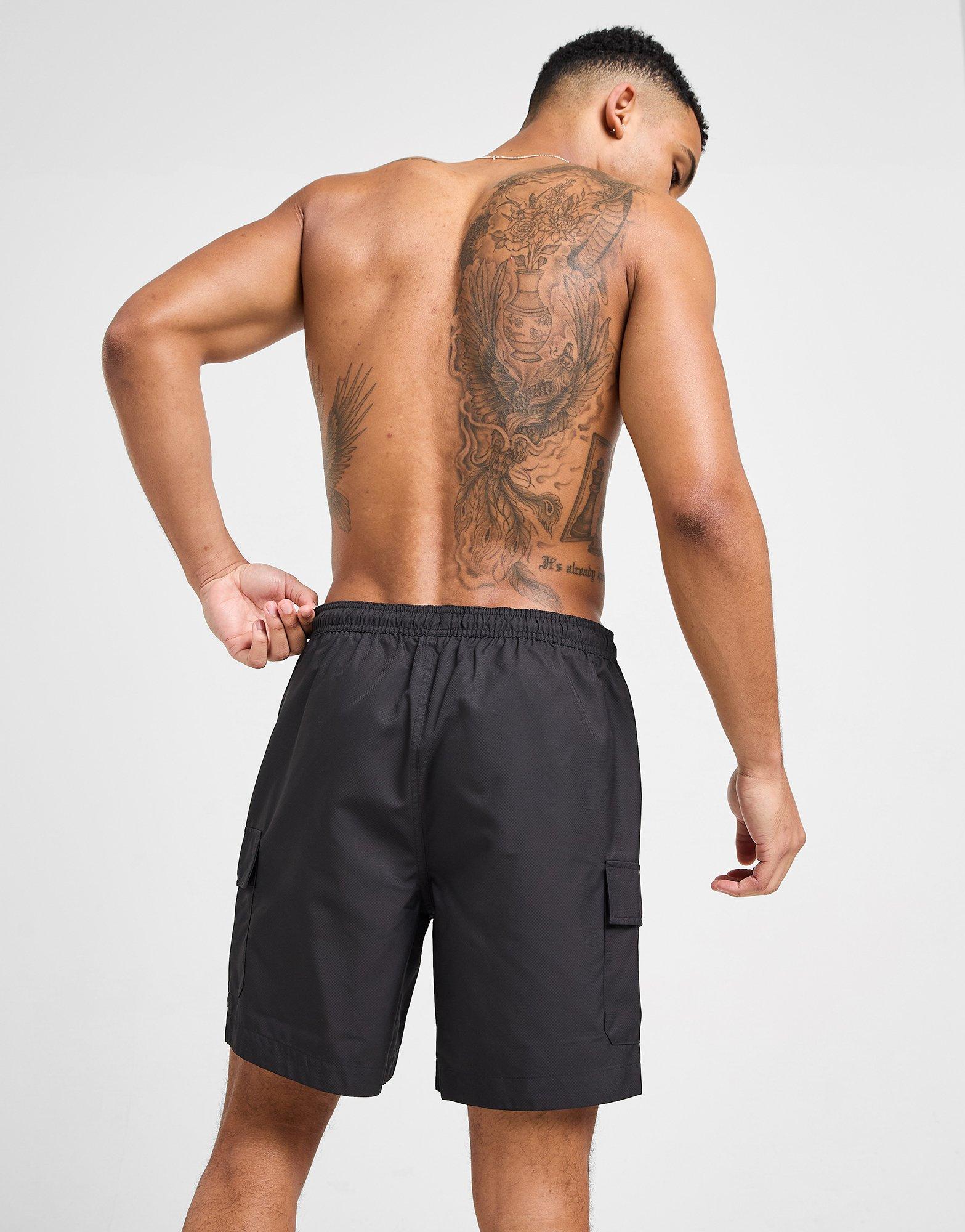 Fred Perry Badge Cargo Swim Shorts