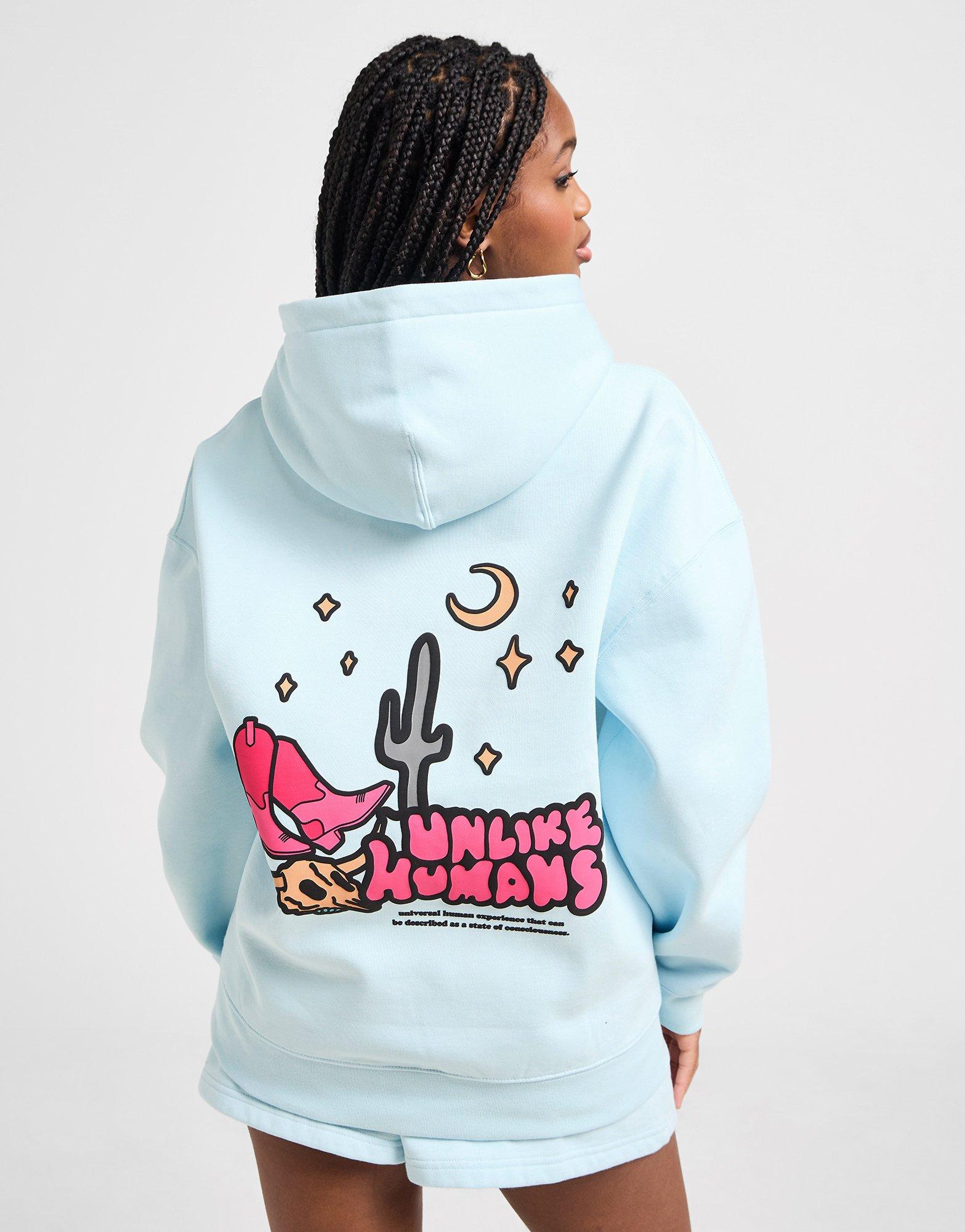 Unlike Humans Cactus Overhead Hoodie
