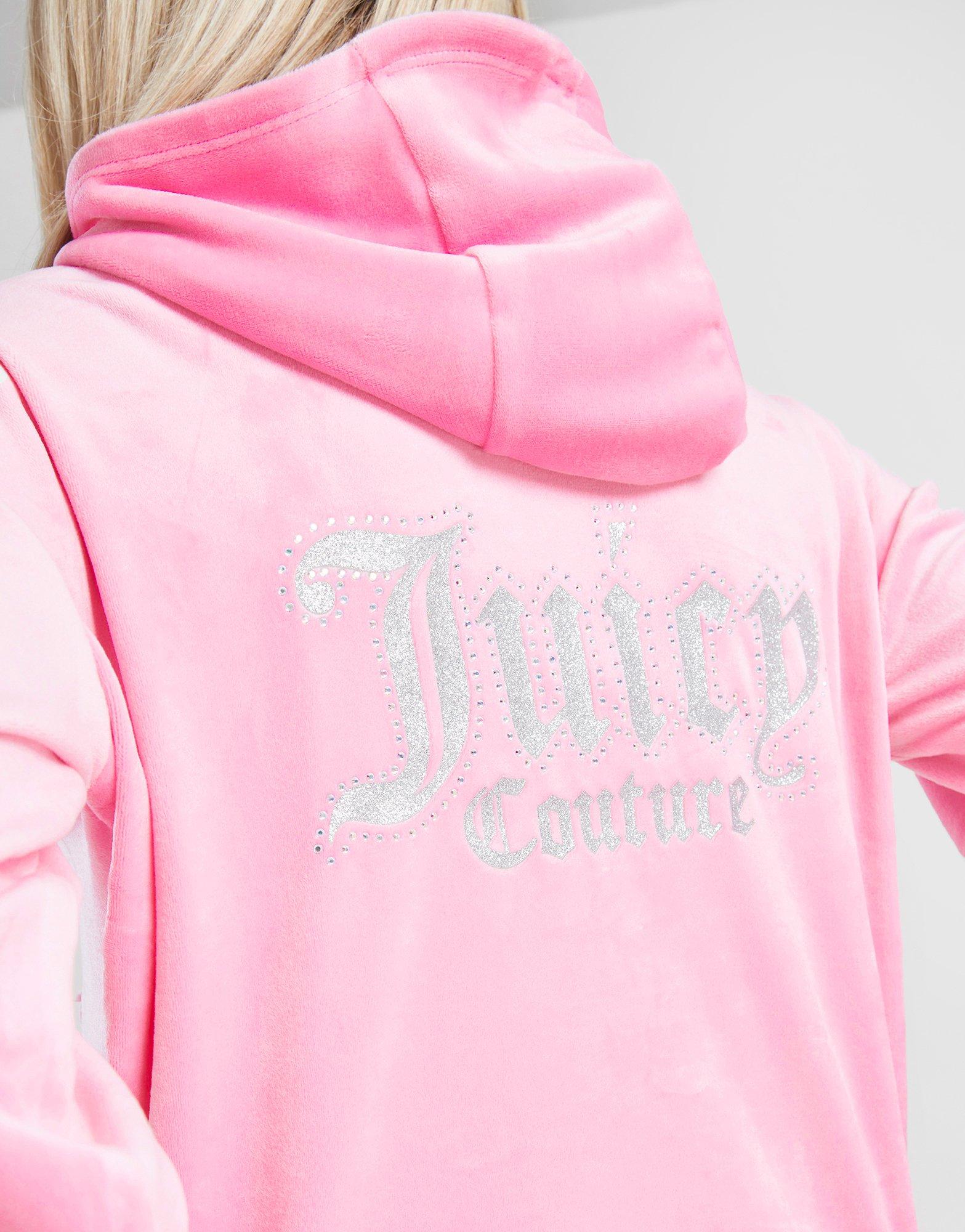 JUICY COUTURE Girls\' Crop Full Zip Flare Tracksuit Junior