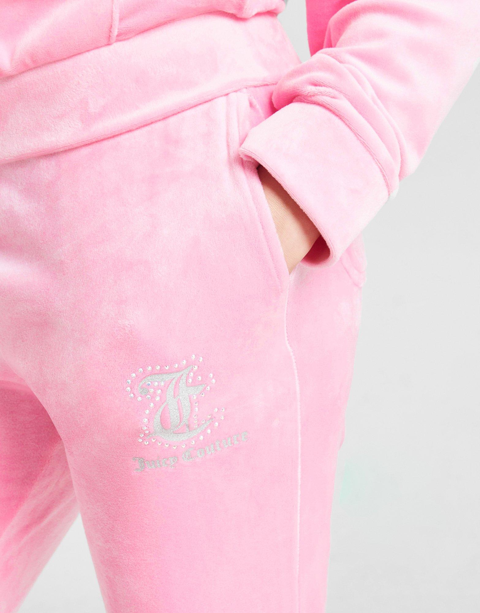 JUICY COUTURE Girls\' Crop Full Zip Flare Tracksuit Junior