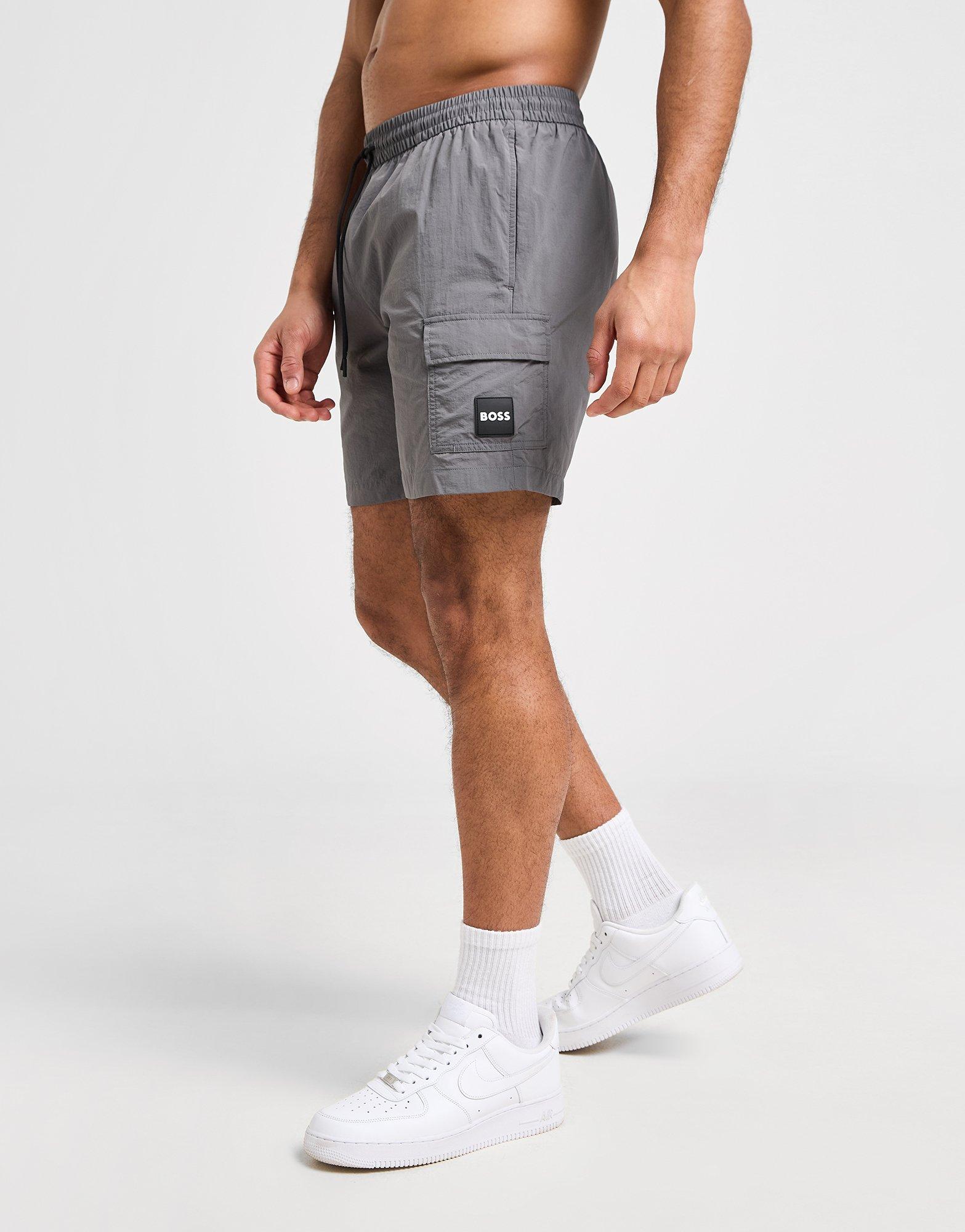 BOSS Badge Cargo Swim Shorts