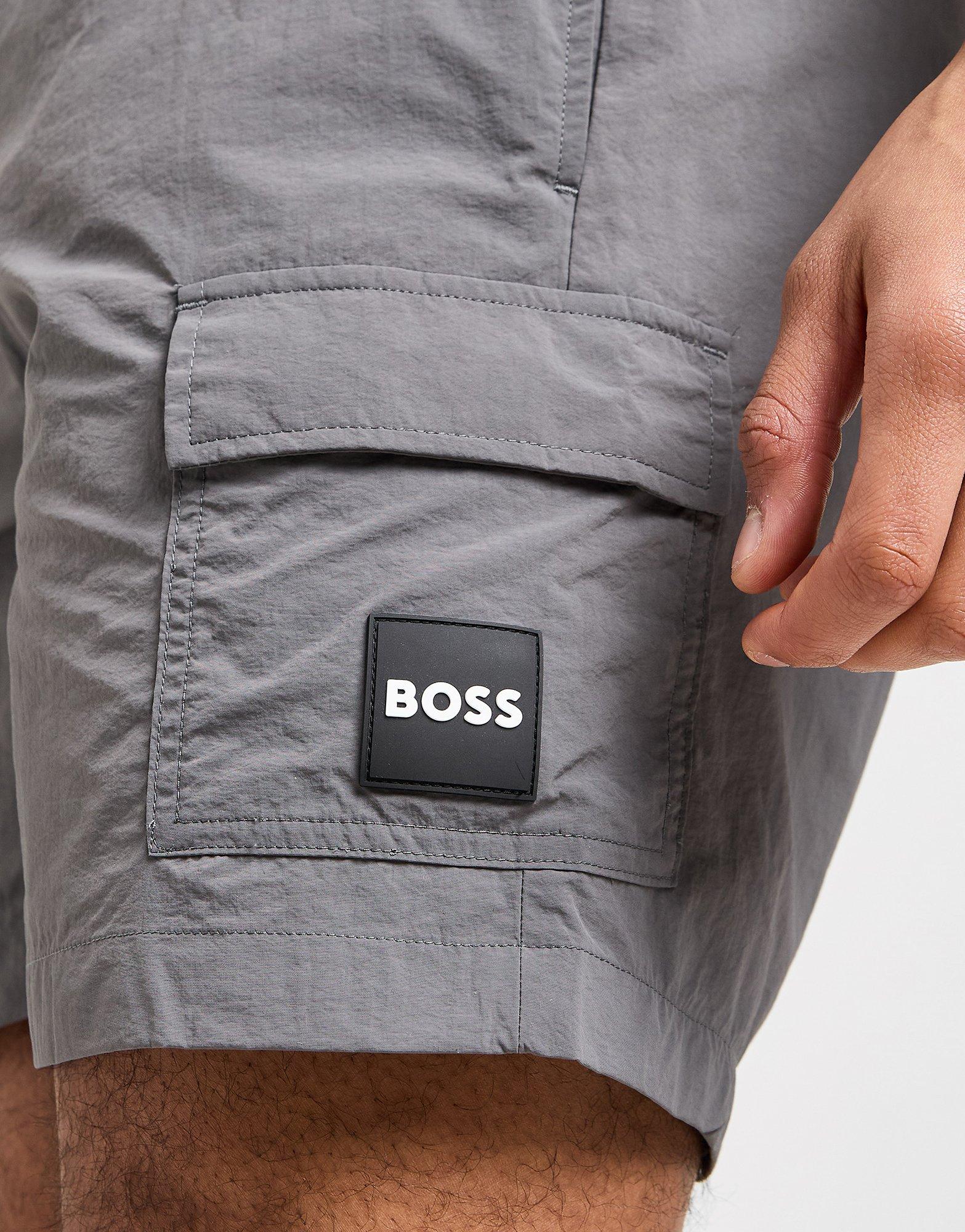 BOSS Badge Cargo Swim Shorts