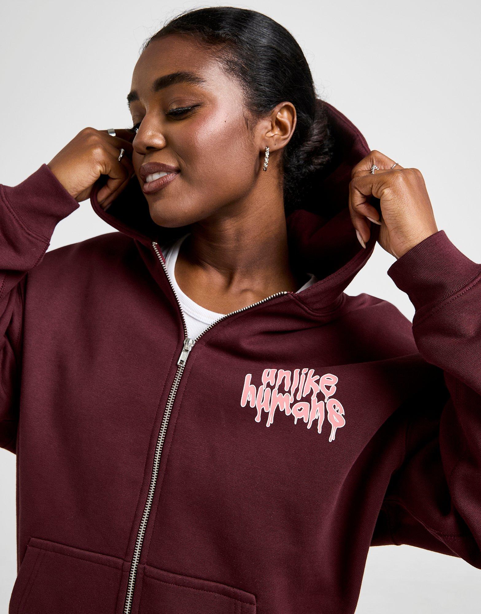 Unlike Humans Ice Cream Full Zip Hoodie