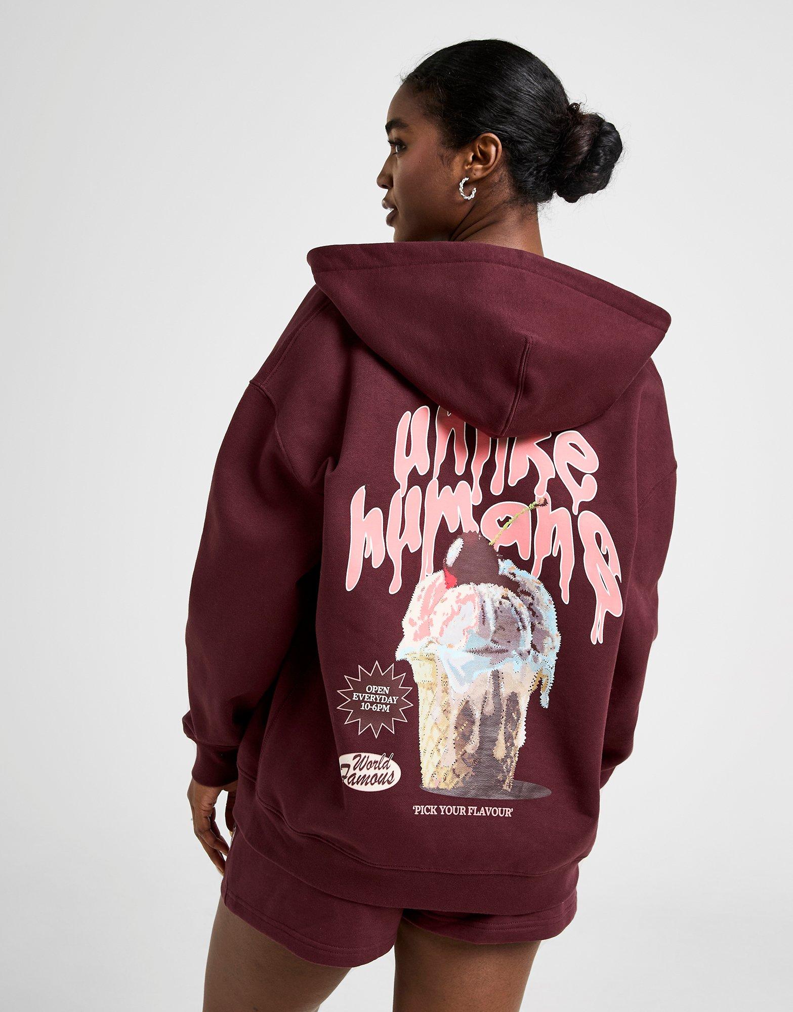 Unlike Humans Ice Cream Full Zip Hoodie