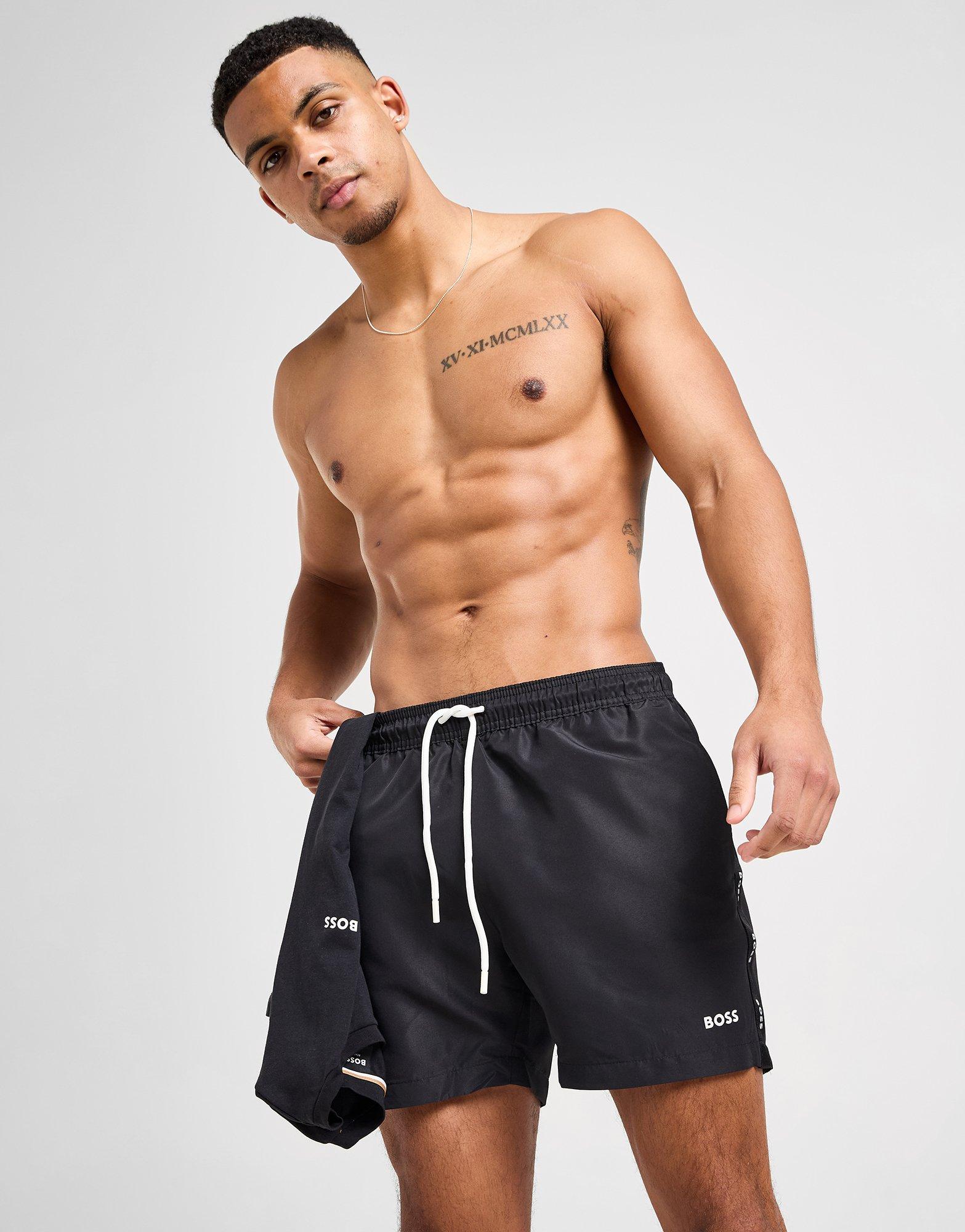 BOSS Repeat Tape Swim Shorts BOSS Repeat Tape Swim Shorts