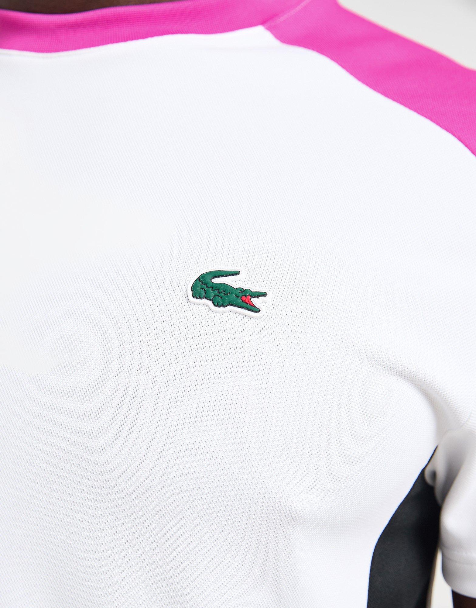 Lacoste Back Logo Colour Block T-Shirt