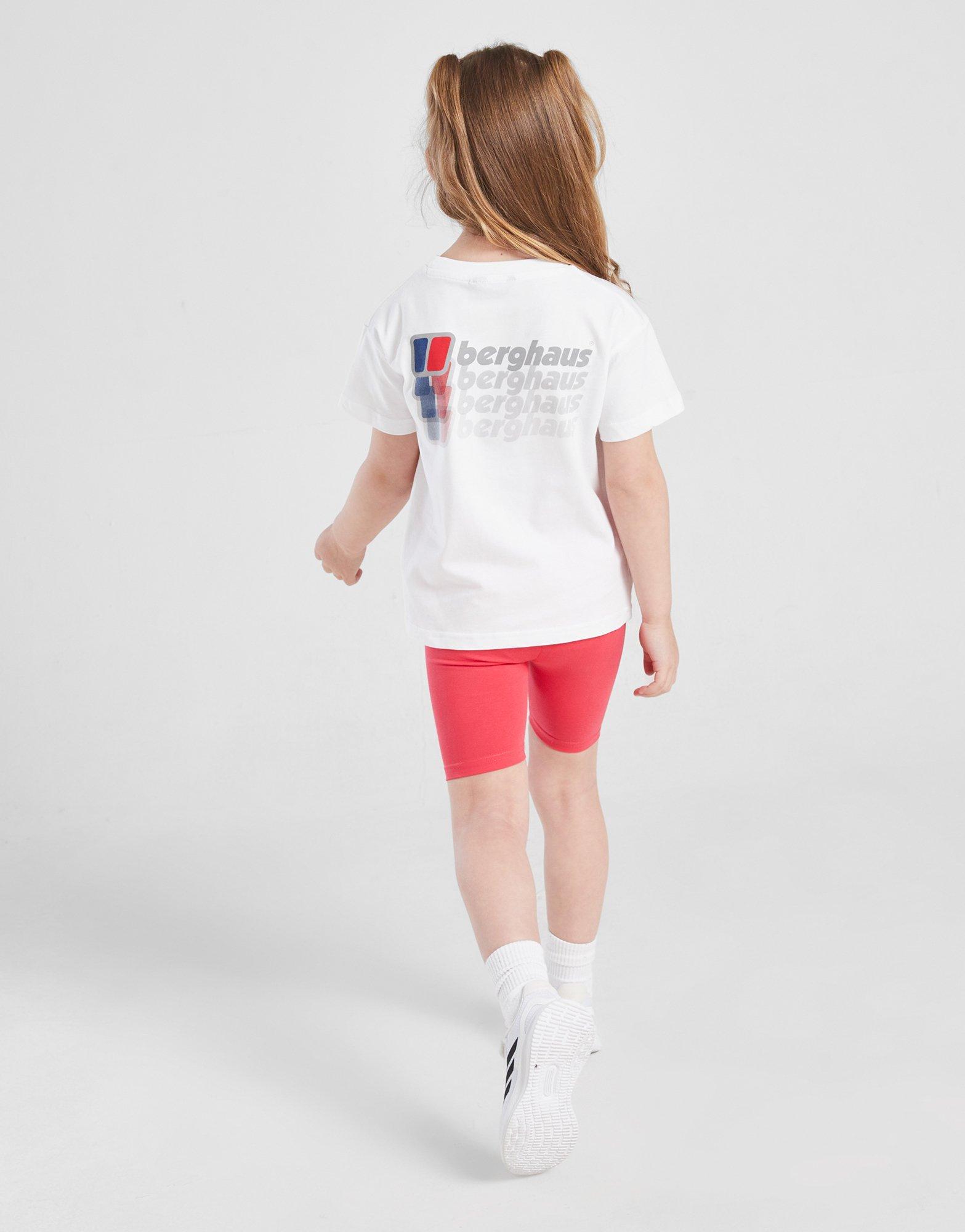 Berghaus Girls\' Stack T-Shirt/Shorts Set Children