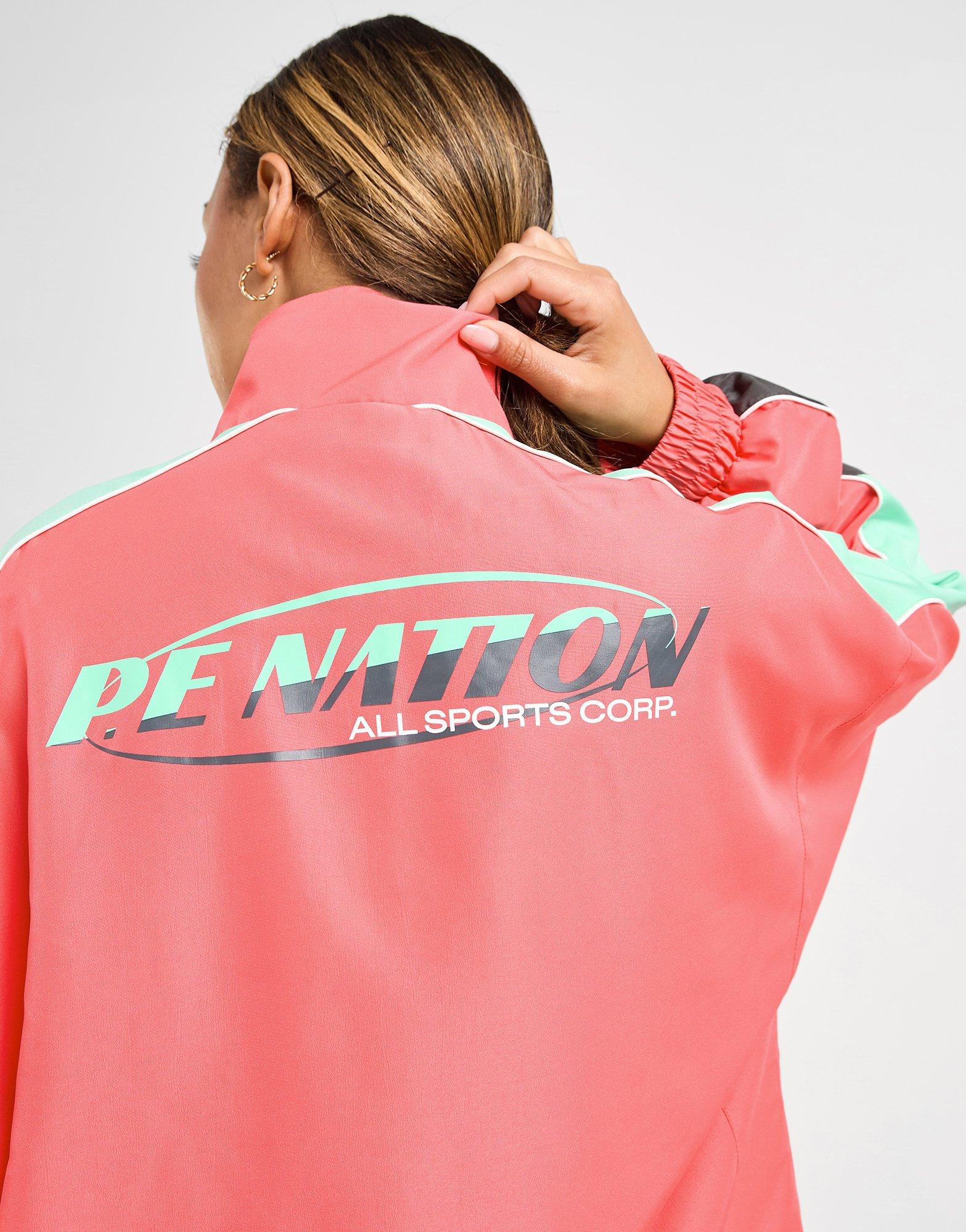 PE Nation Spray Woven Colour Block Jacke