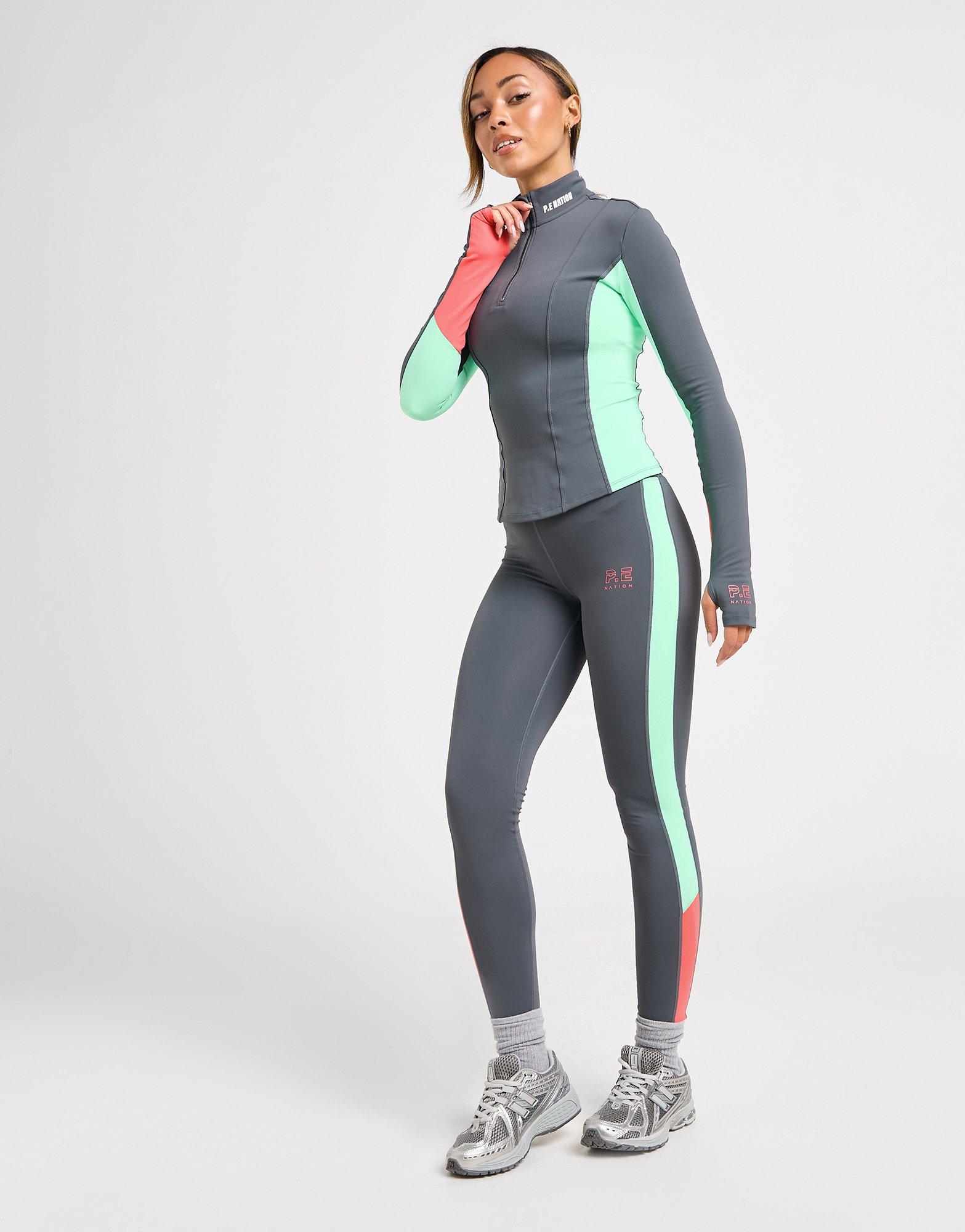 PE Nation Replay Colour Block Leggings