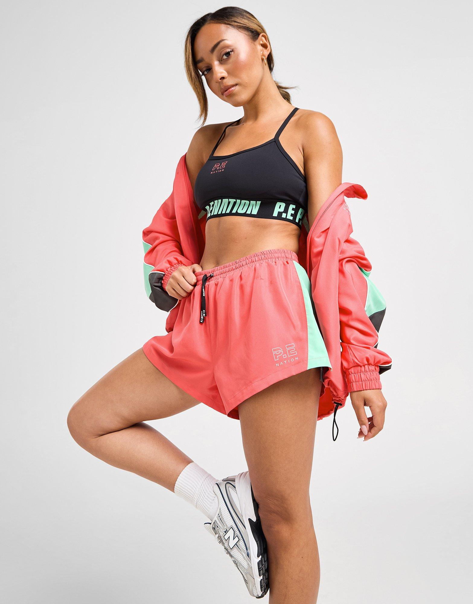 PE Nation Impact Woven Colour Block Shorts PE Nation Impact Woven Colour Block Shorts