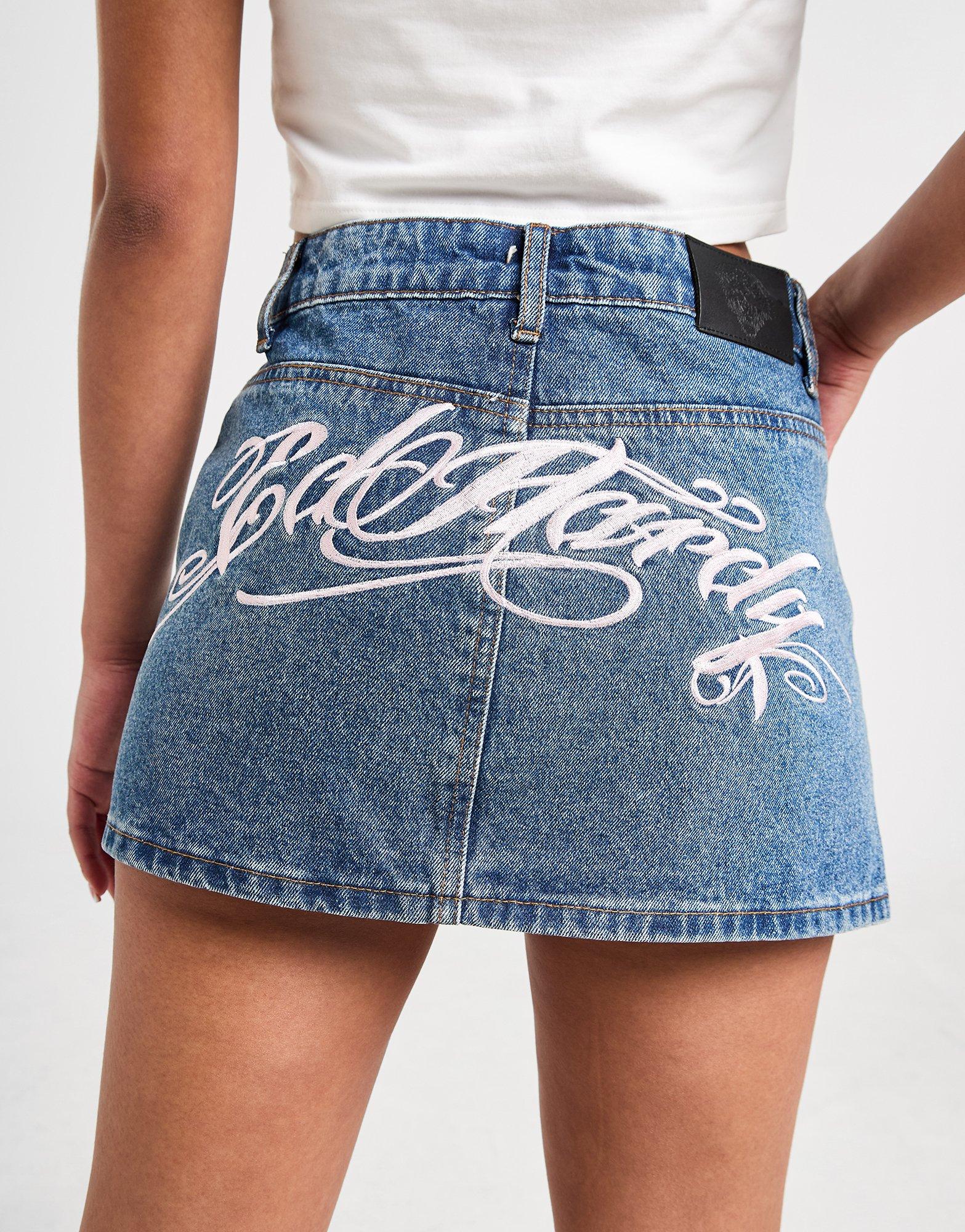 Ed Hardy Cross Denim Minirock Ed Hardy Cross Denim Minirock