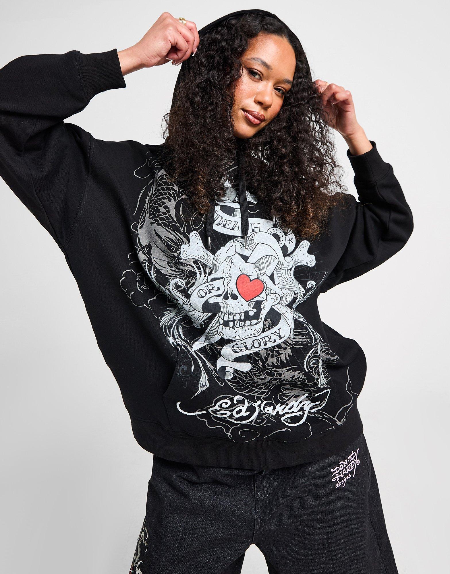Ed Hardy Dagger Boyfriend Hoodie