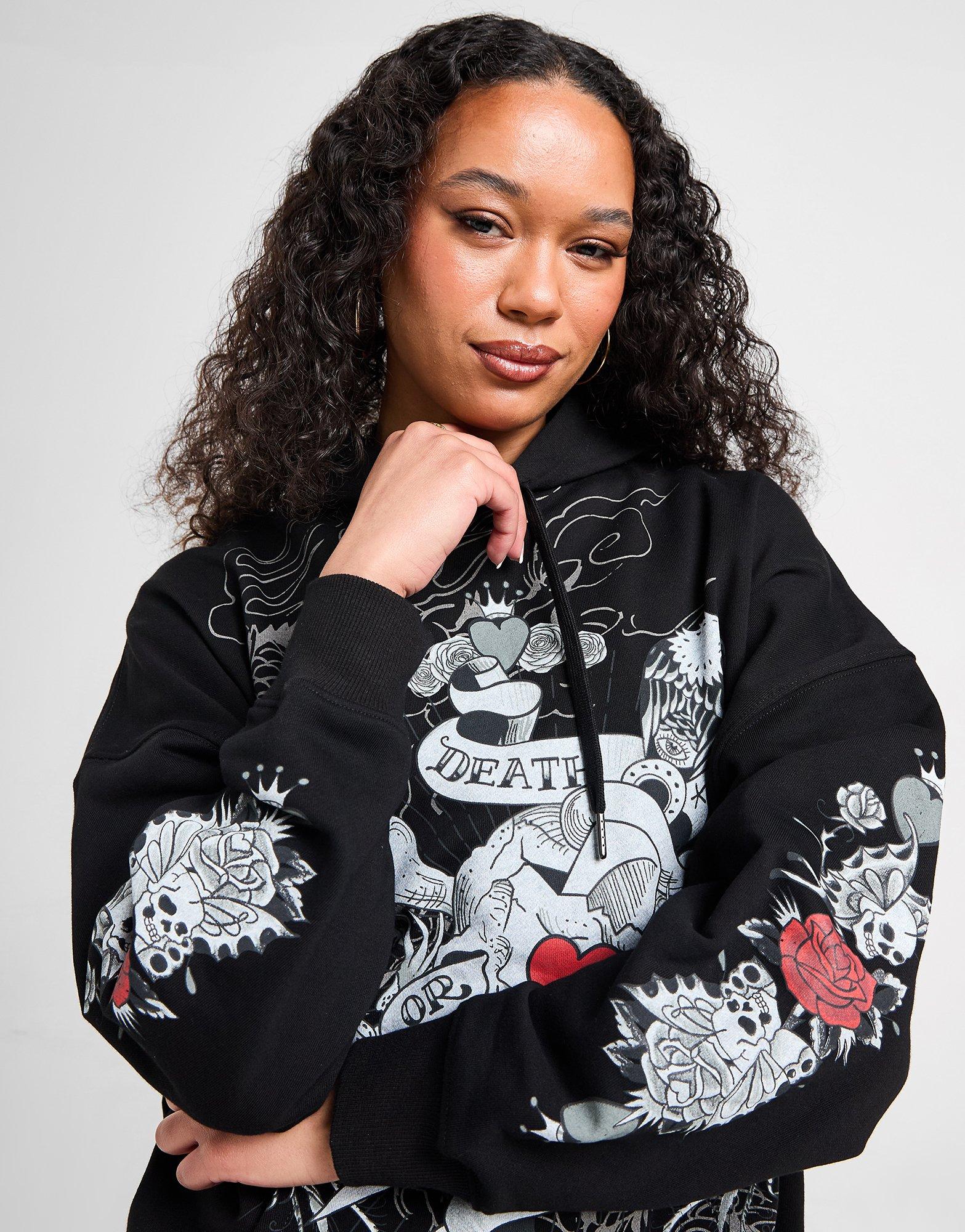 Ed Hardy Dagger Boyfriend Hoodie