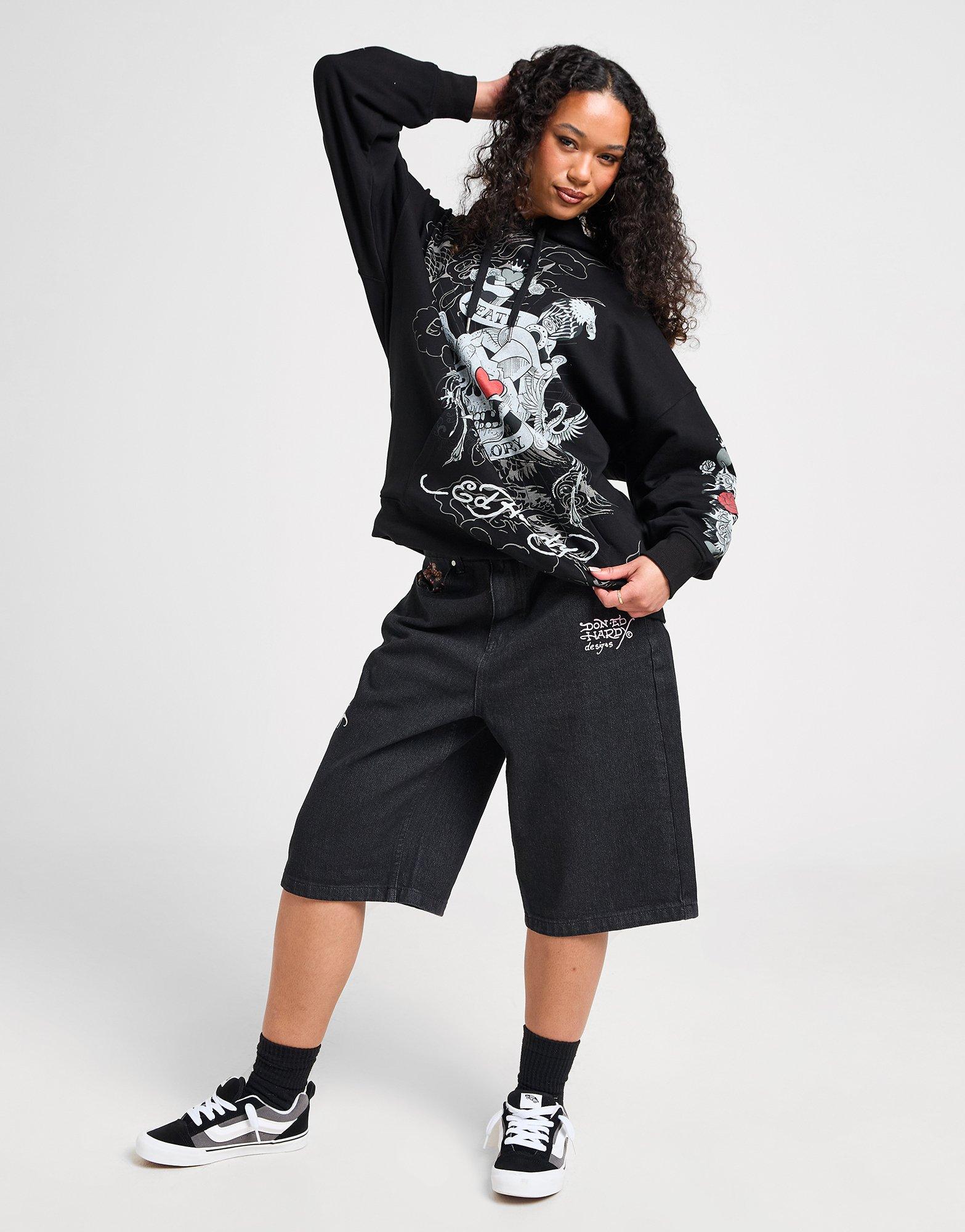 Ed Hardy Dagger Boyfriend Hoodie