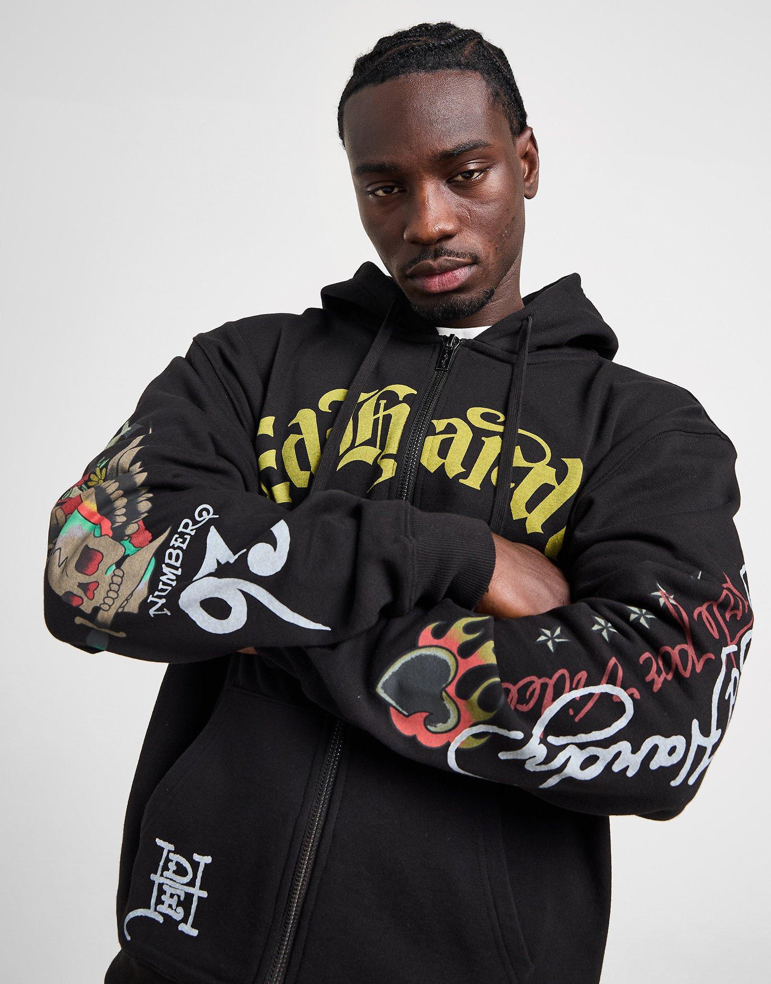 Ed Hardy Skull Bike Hoodie