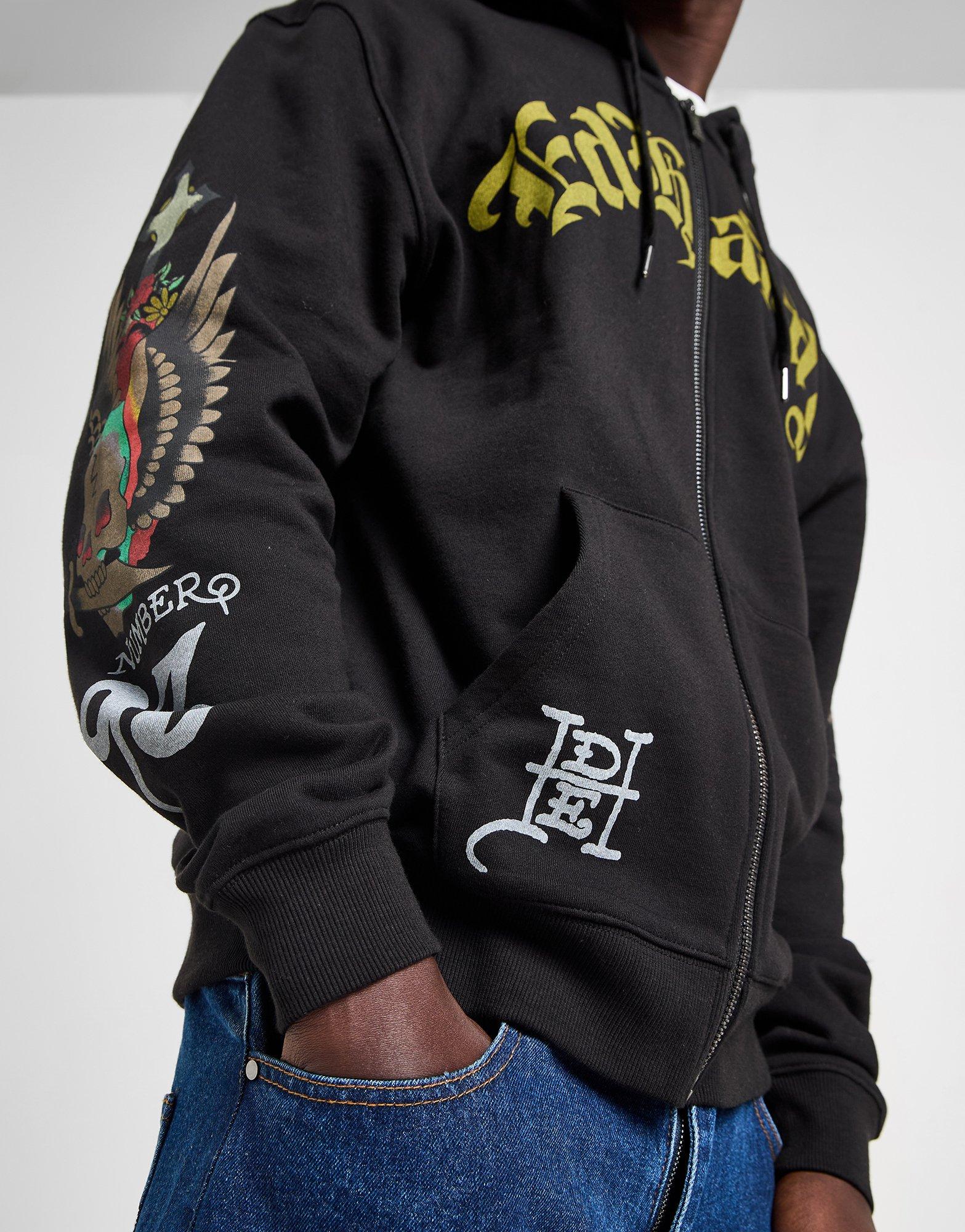 Ed Hardy Skull Bike Hoodie