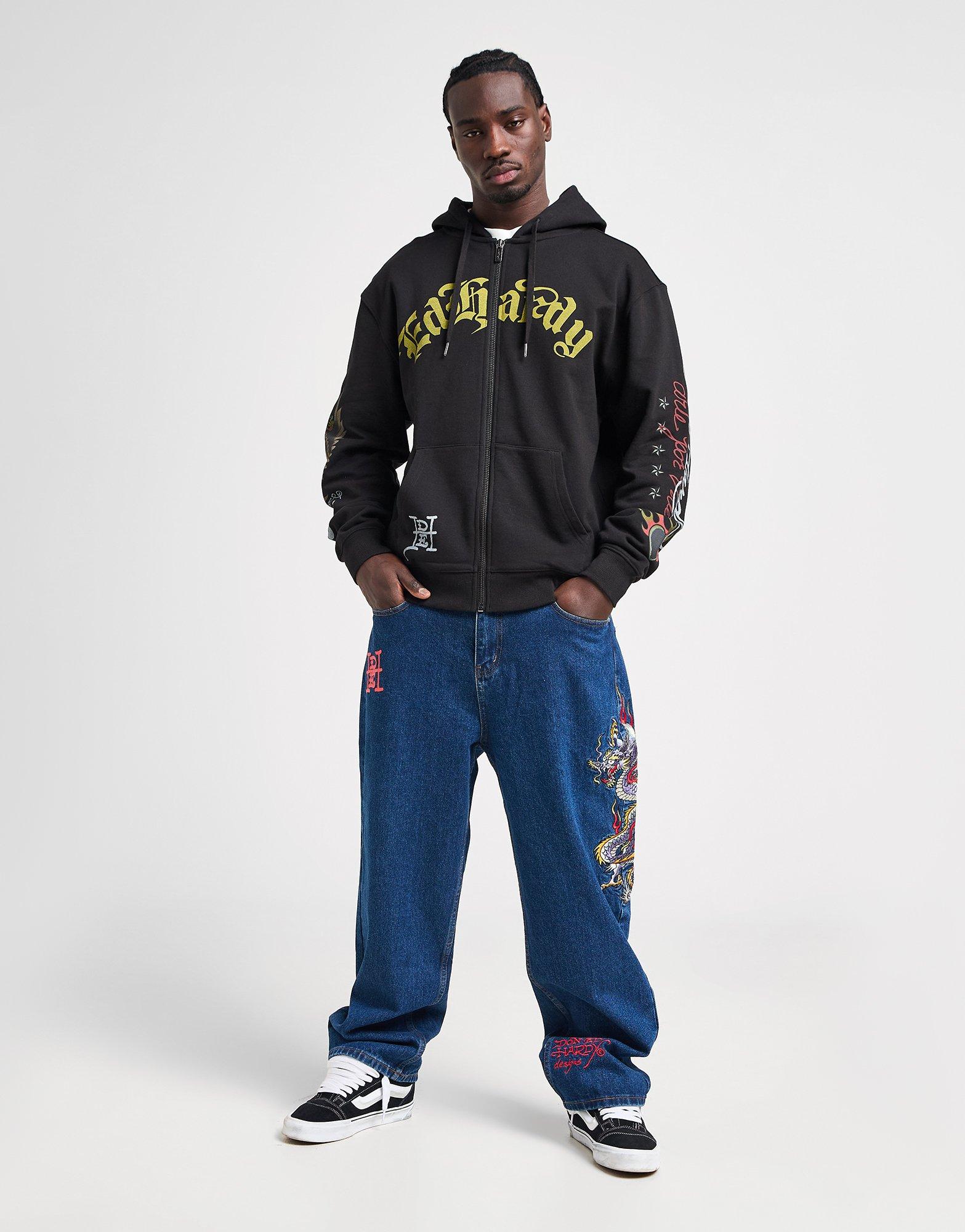 Ed Hardy Skull Bike Hoodie