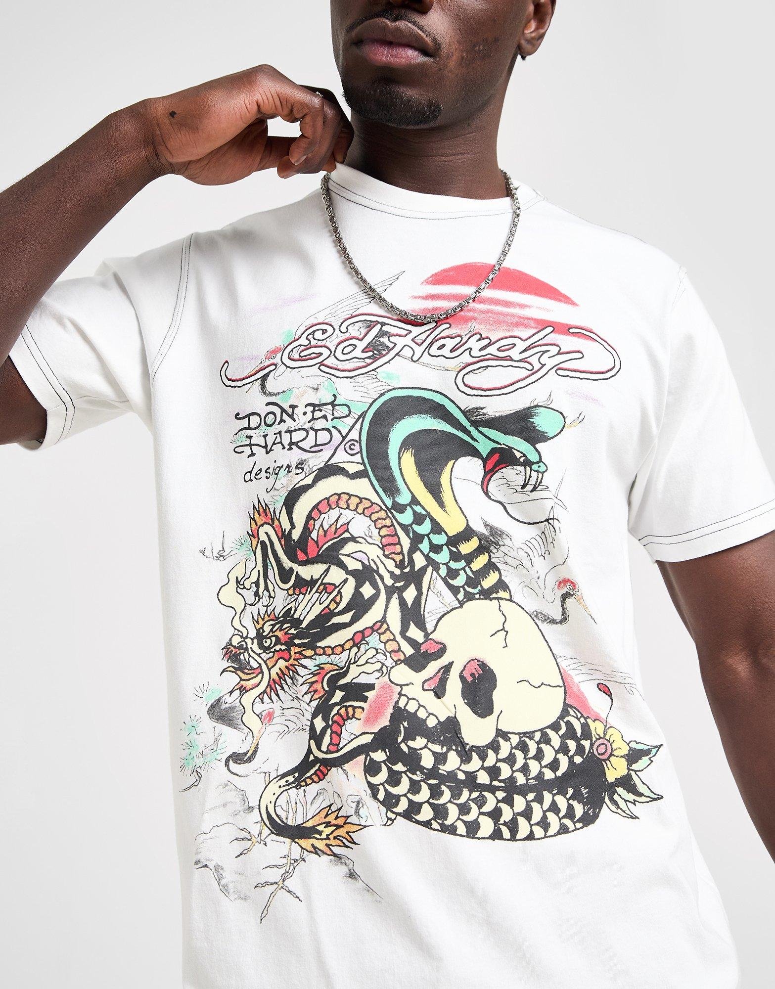 Ed Hardy Snake Sunset T-Shirt Ed Hardy Snake Sunset T-Shirt